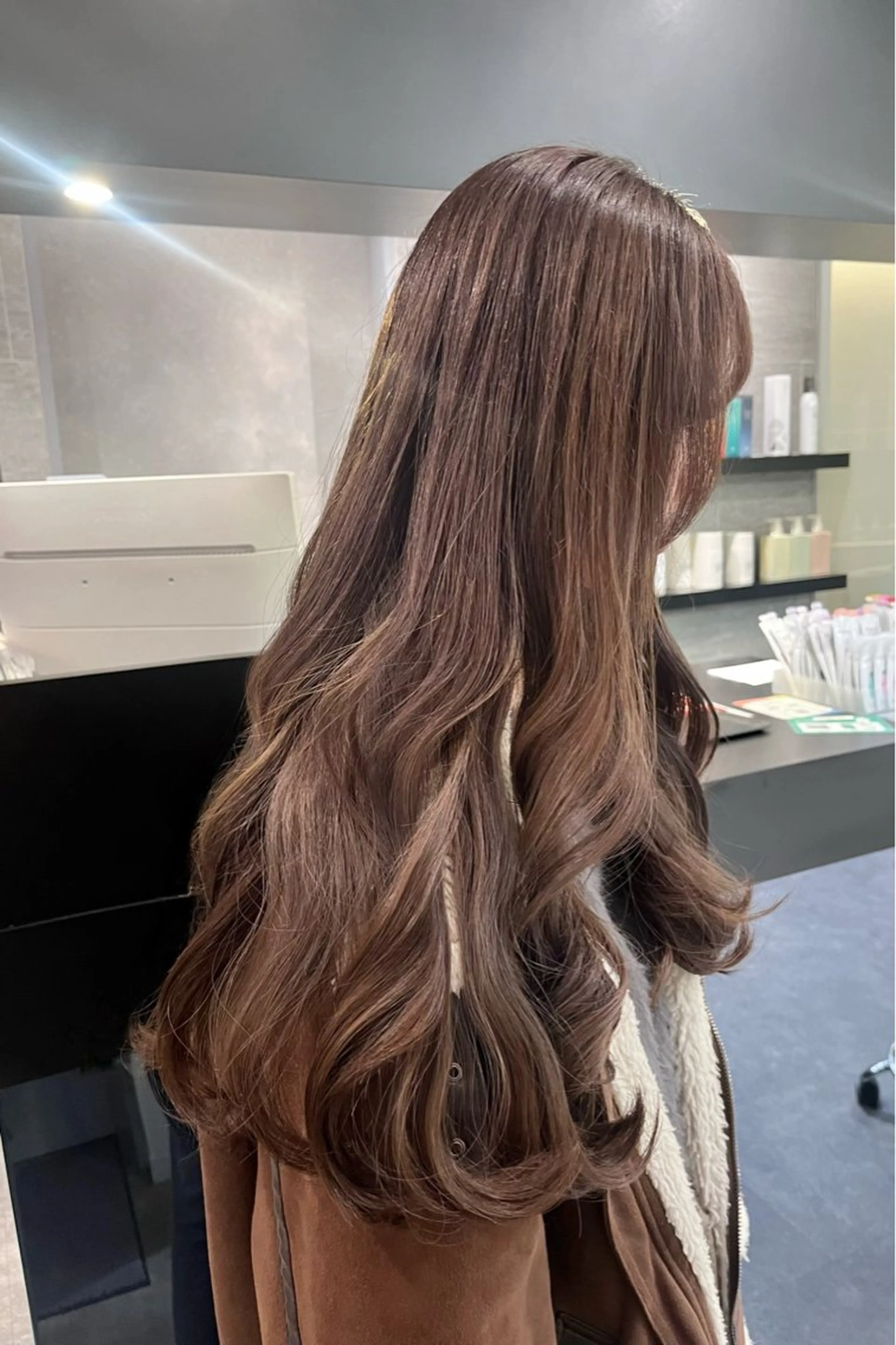 ロング ヘアカラー ダブルカラー🫐 /まゆ🎀のヘアスタイル