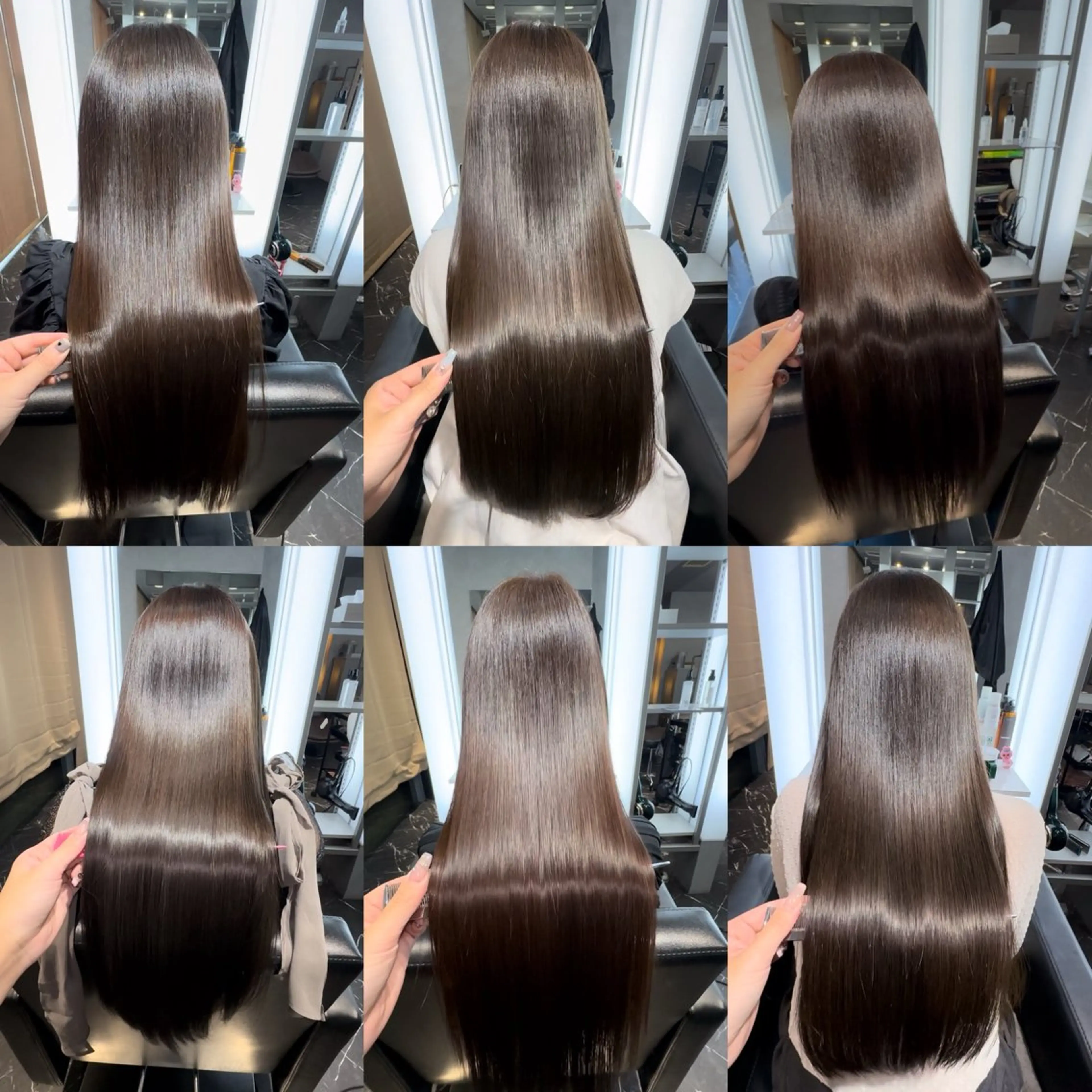 ロング 縮毛矯正 ARCHE-OSAKA所属・髪質改善サロン 南船場　みおのヘアスタイル