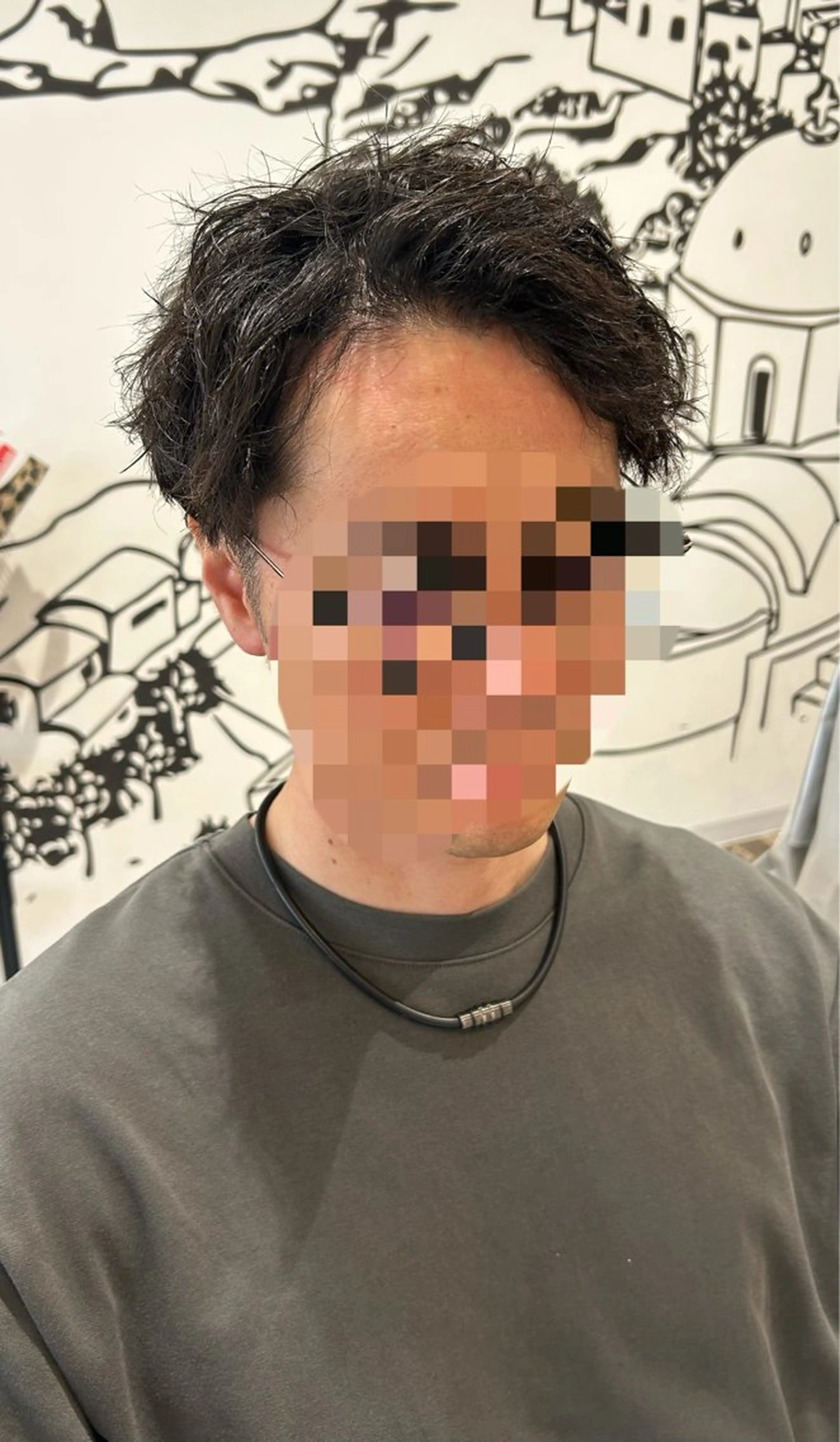 メンズ メンズパーマ メンズツイストパーマ ツイストパーマ 高木 瑶子のヘアスタイル