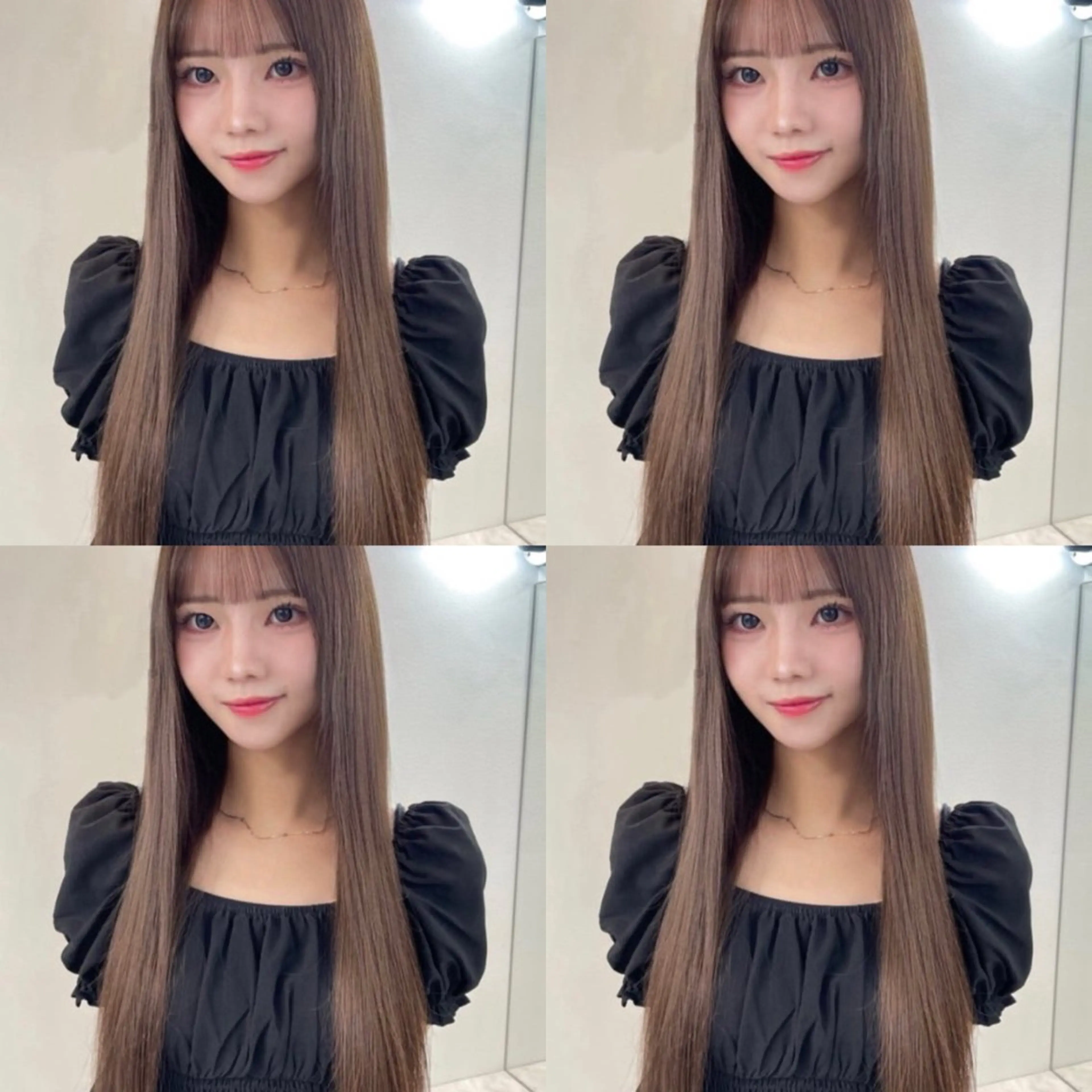 セミロング 🦋REISA🦋 エクステ×ハイトーンのヘアスタイル