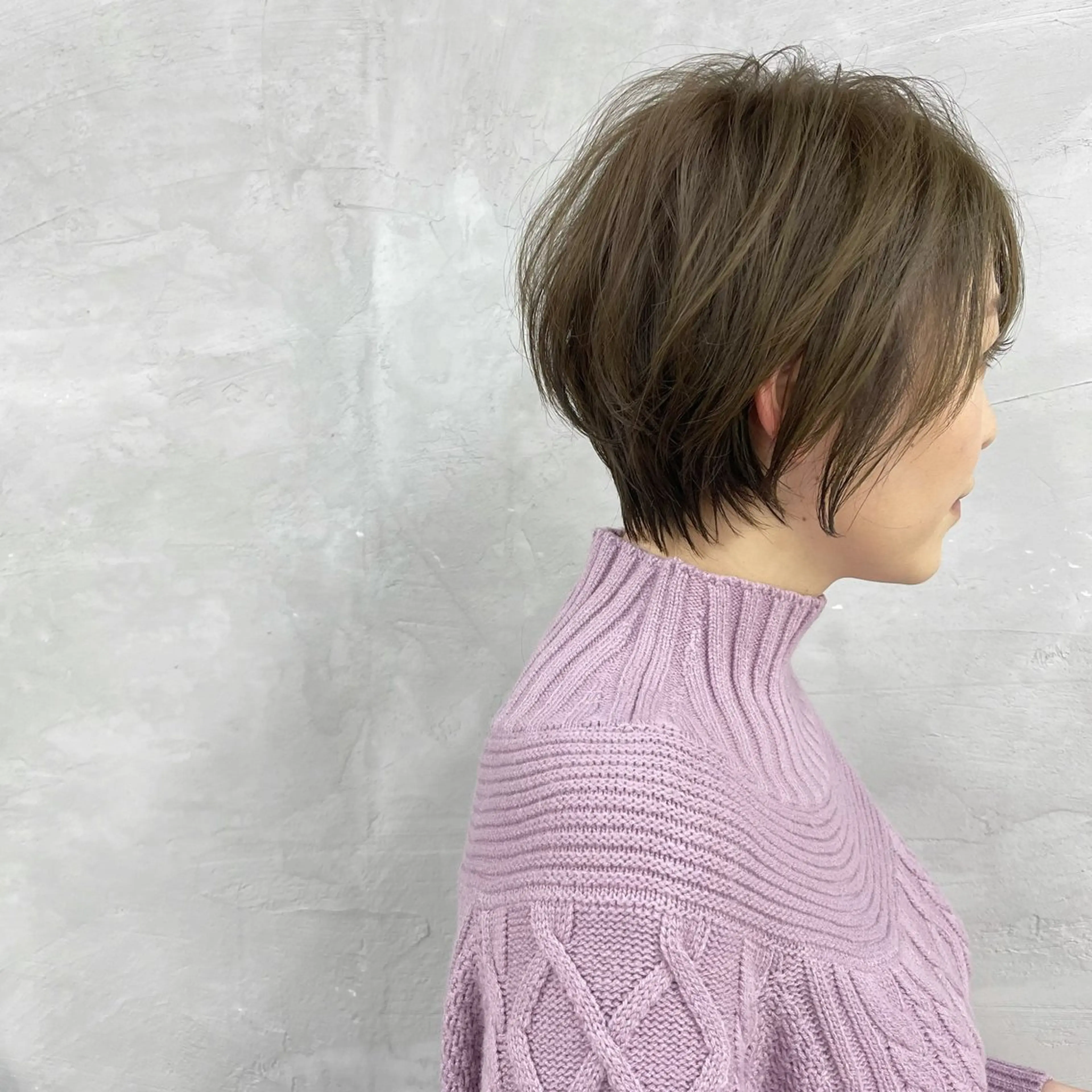 ショート カラー ショートボブ ハイトーンカラー ボブ ショートヘア カット ヘアカラー トリートメント 田畑 智規のヘアスタイル