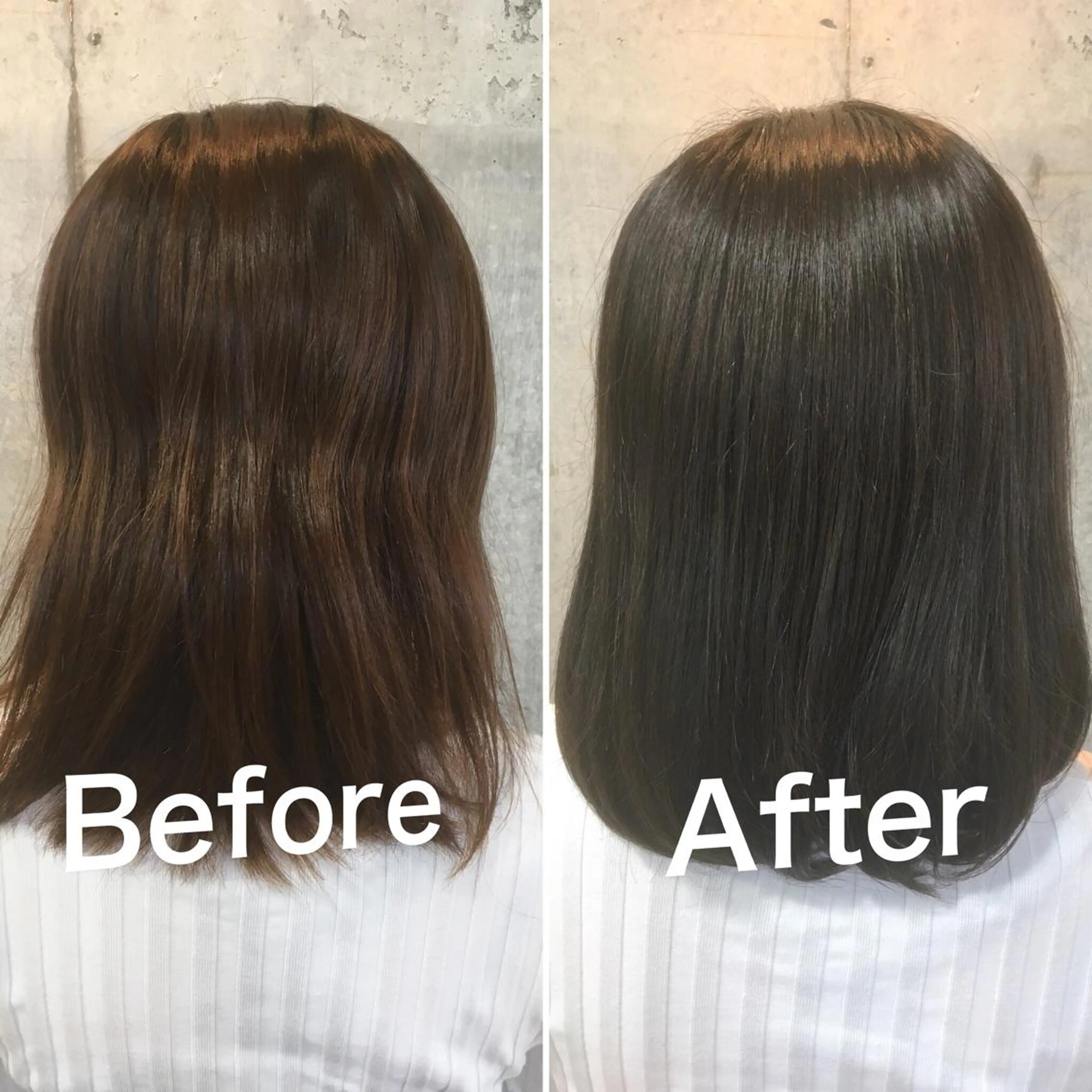 カラー アディクシーカラー オレンジ カット トリートメント 佐瀬竜矢PRIMAL /portのヘアスタイル