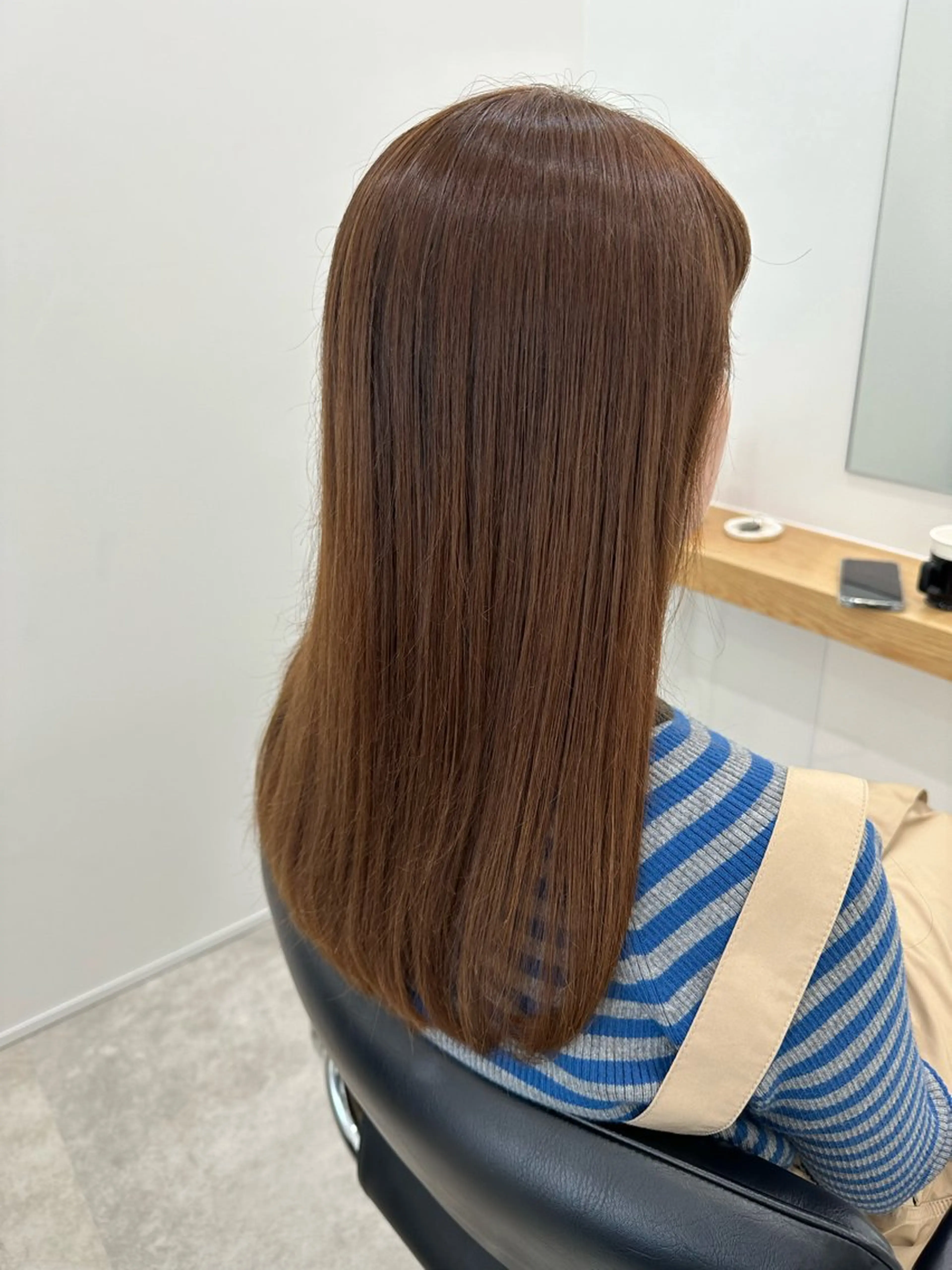 セミロング カラー カット ヘアカラー トリートメント レイヤー/ナチュラル 💐nao.のヘアスタイル