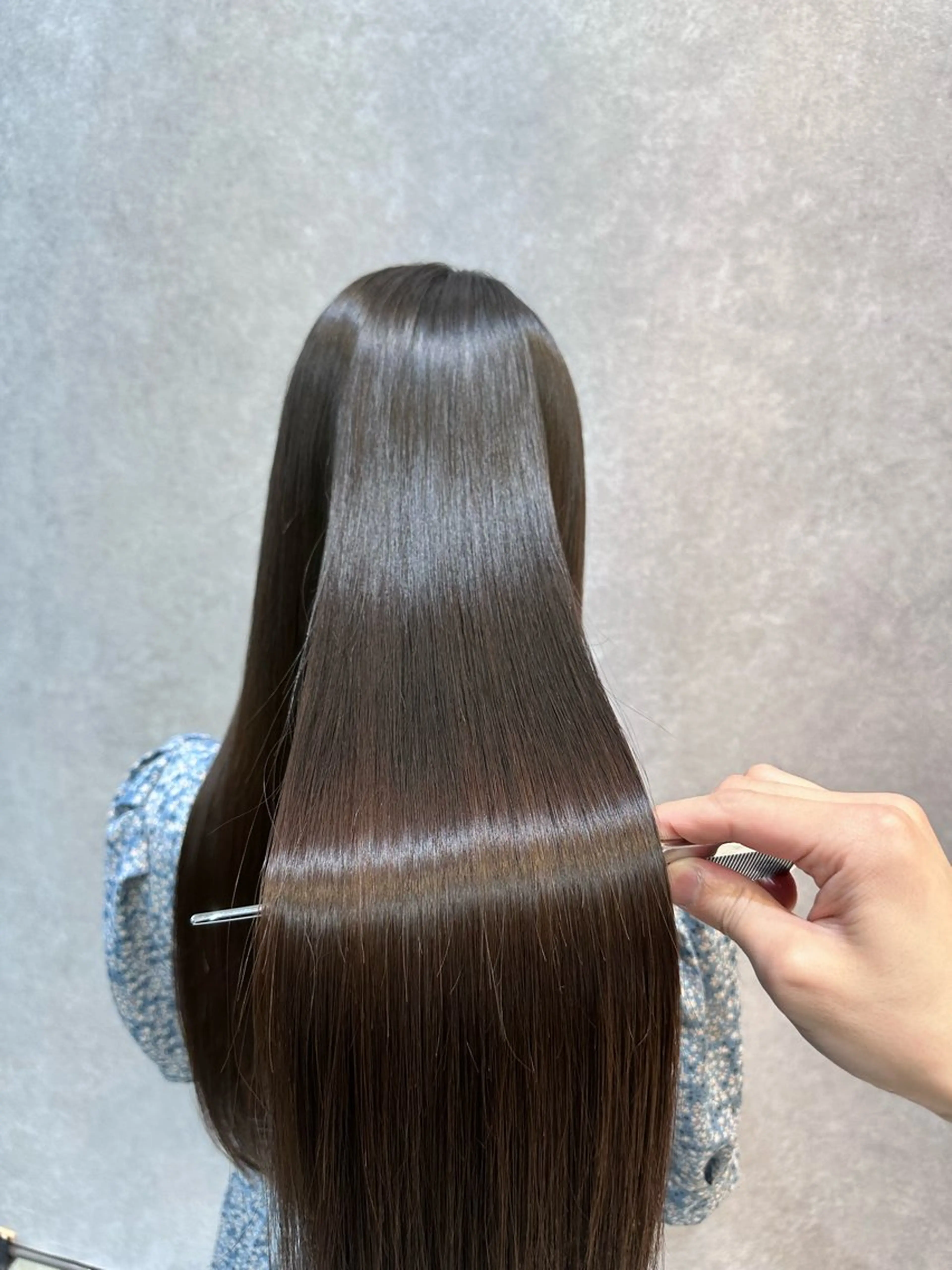 ロング カット 縮毛矯正 トリートメント 🔸縮毛矯正/髪質 改善カラー石崎🔸のヘアスタイル