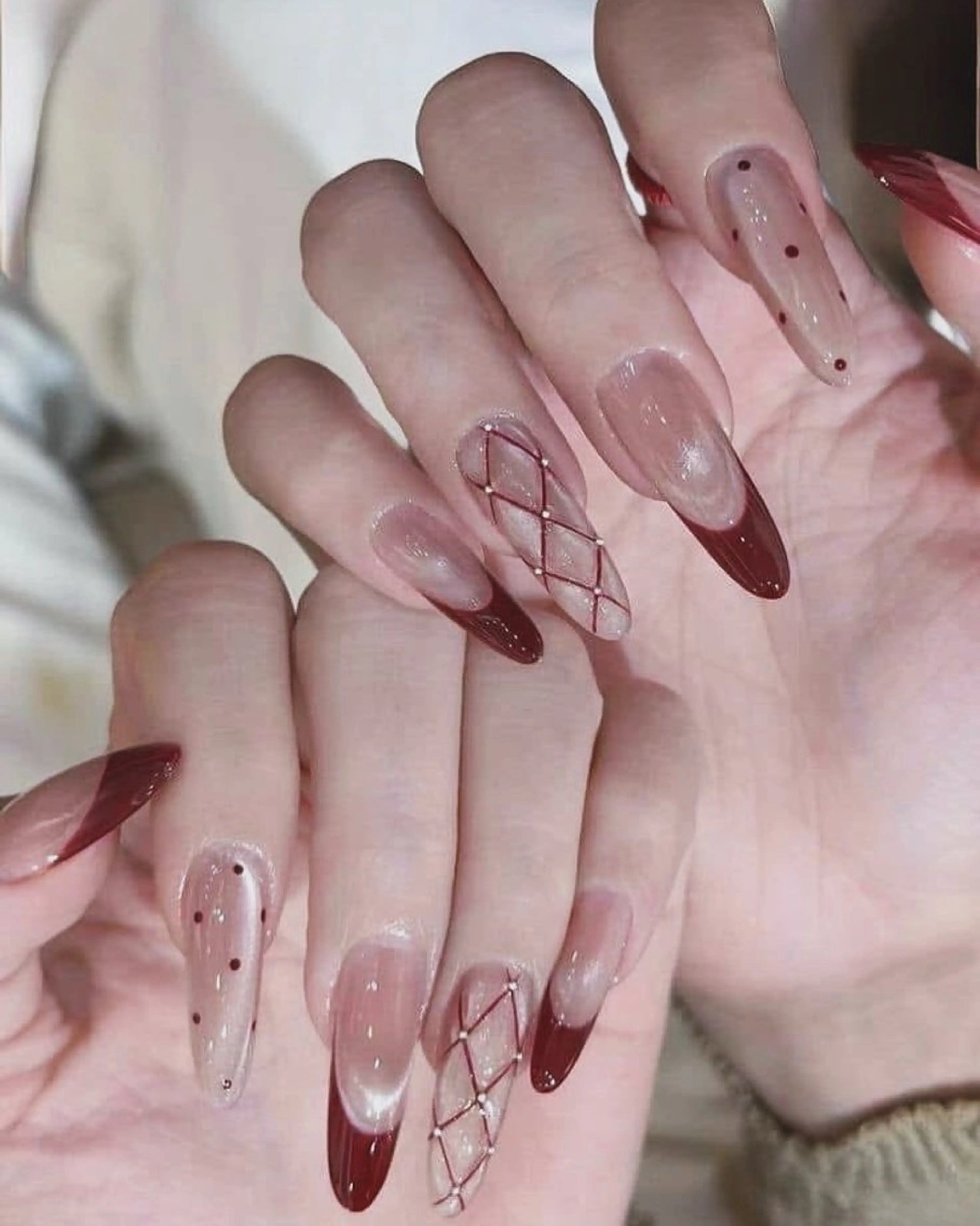 ネイル フットネイル ジェルネイル 韓国ネイル マグネットネイル 持ち込み ハンドネイル AKIKO ネイルサロンのネイルデザイン