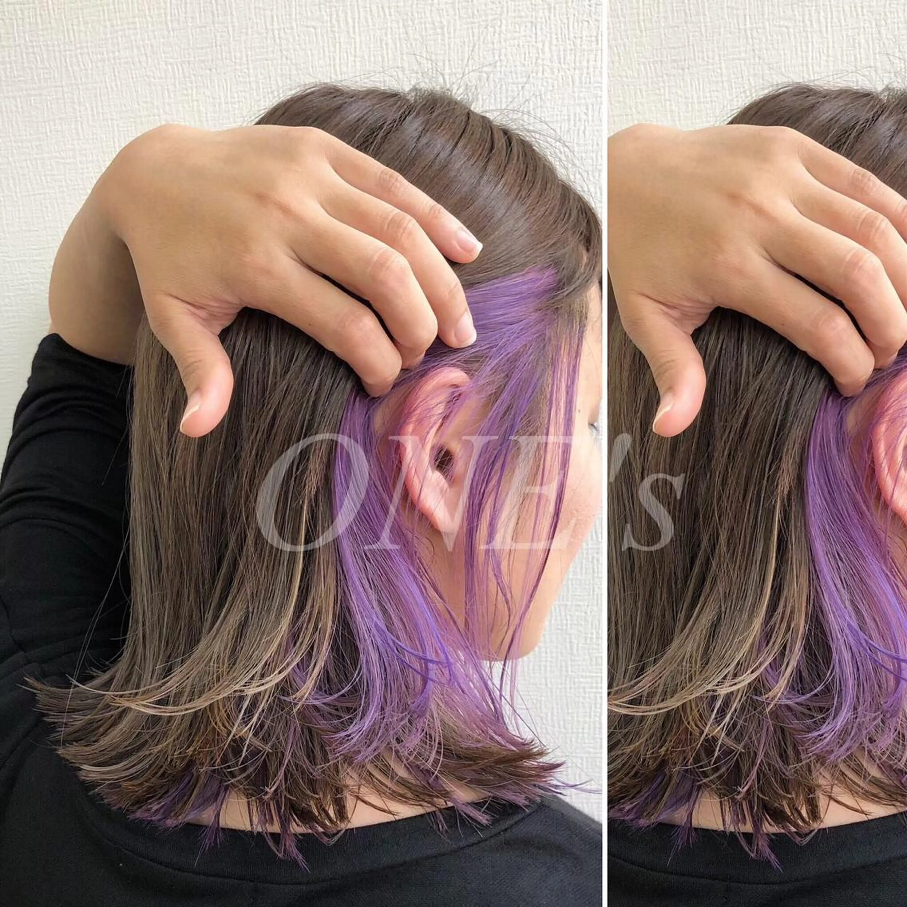 ショート カラー JuNブリーチに 縮毛矯正するプロのヘアスタイル