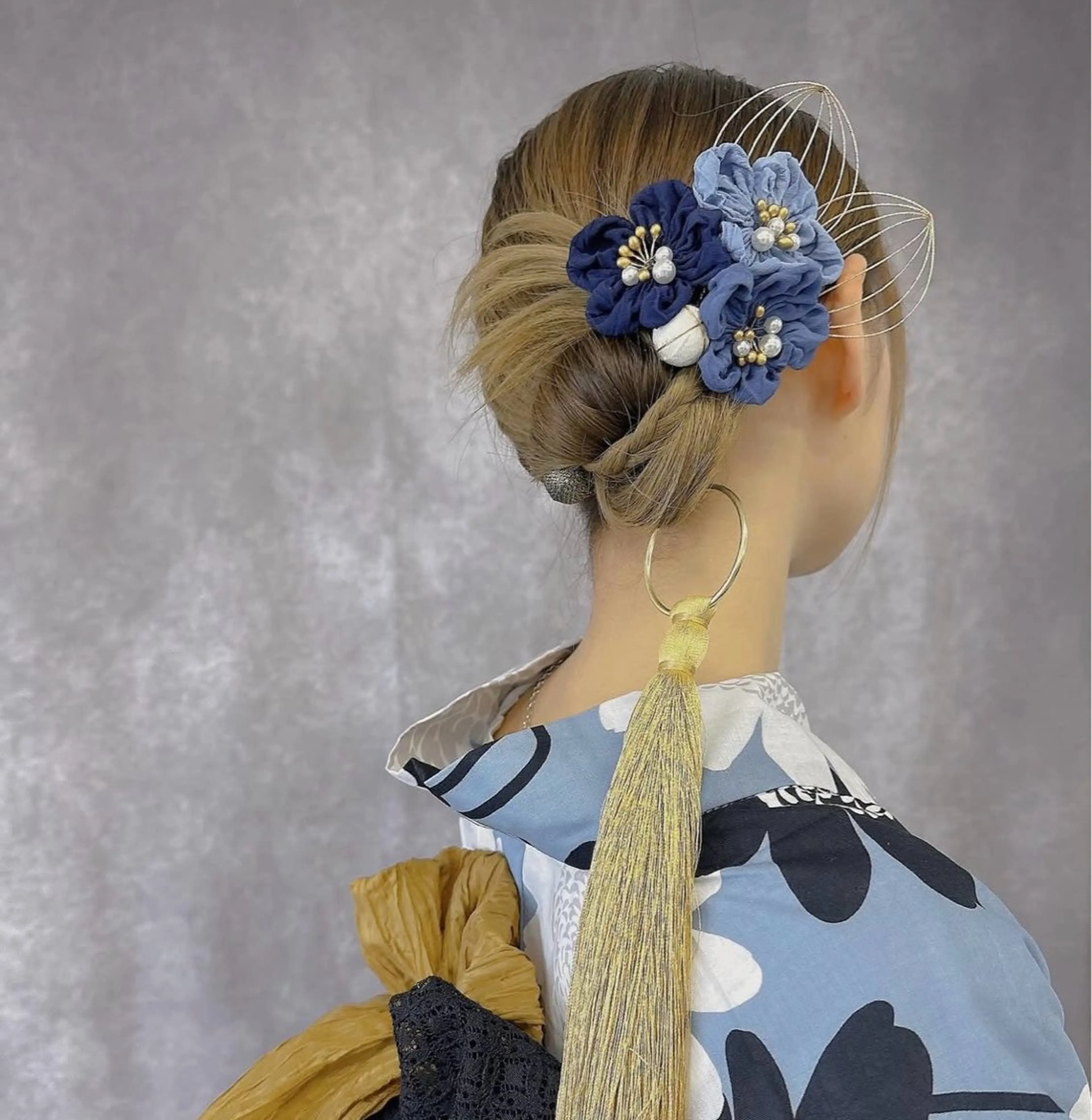 ヘアセット❤️❤️❤️祇園祭⭐️花火大会⭐️予約受付中‼️‼️早くて上手い！プロのヘアセット✨かわいい飾りが100円​〜​✨の写真