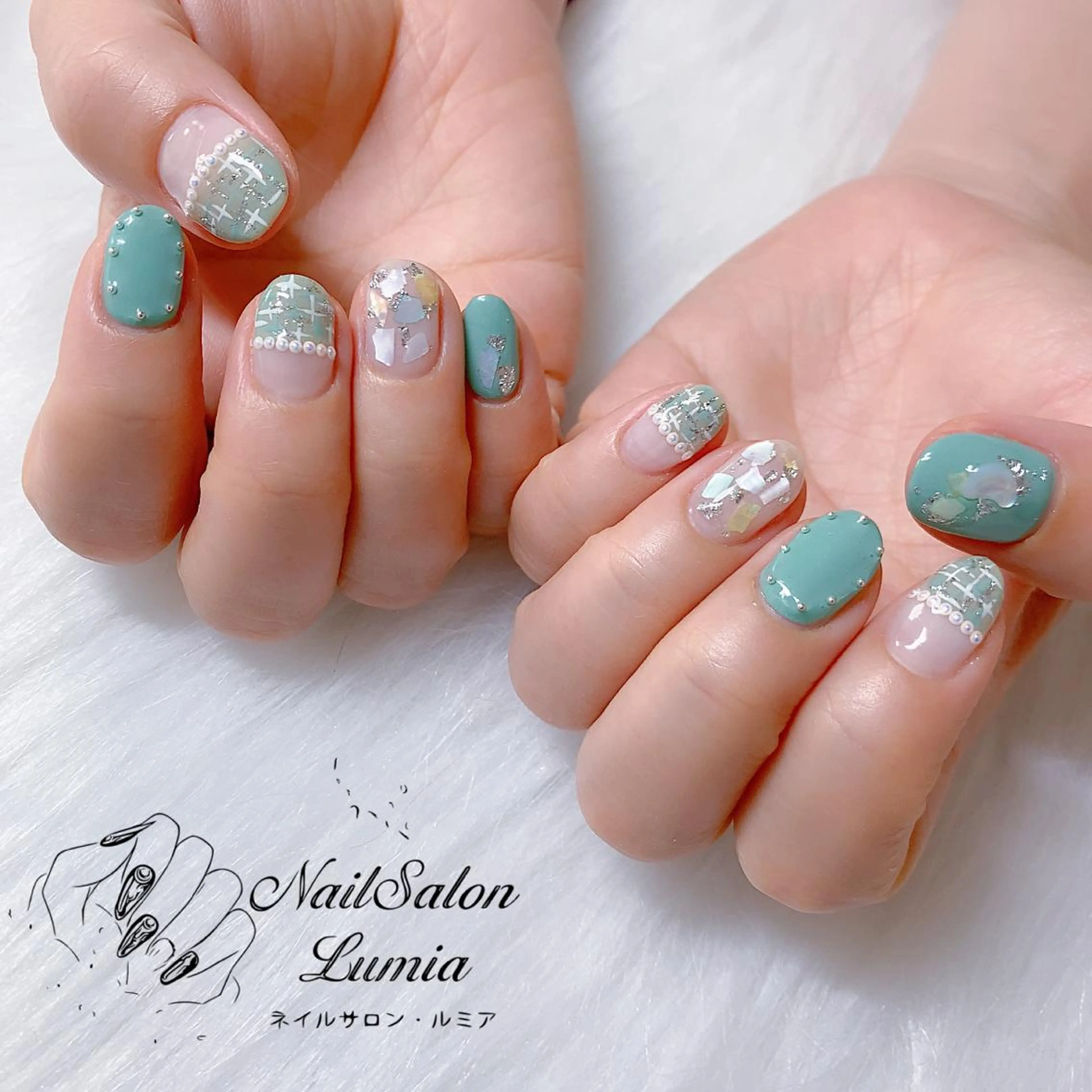 ネイル ハンドネイル ネイルサロン ルミア Lumia 店長のネイルデザイン