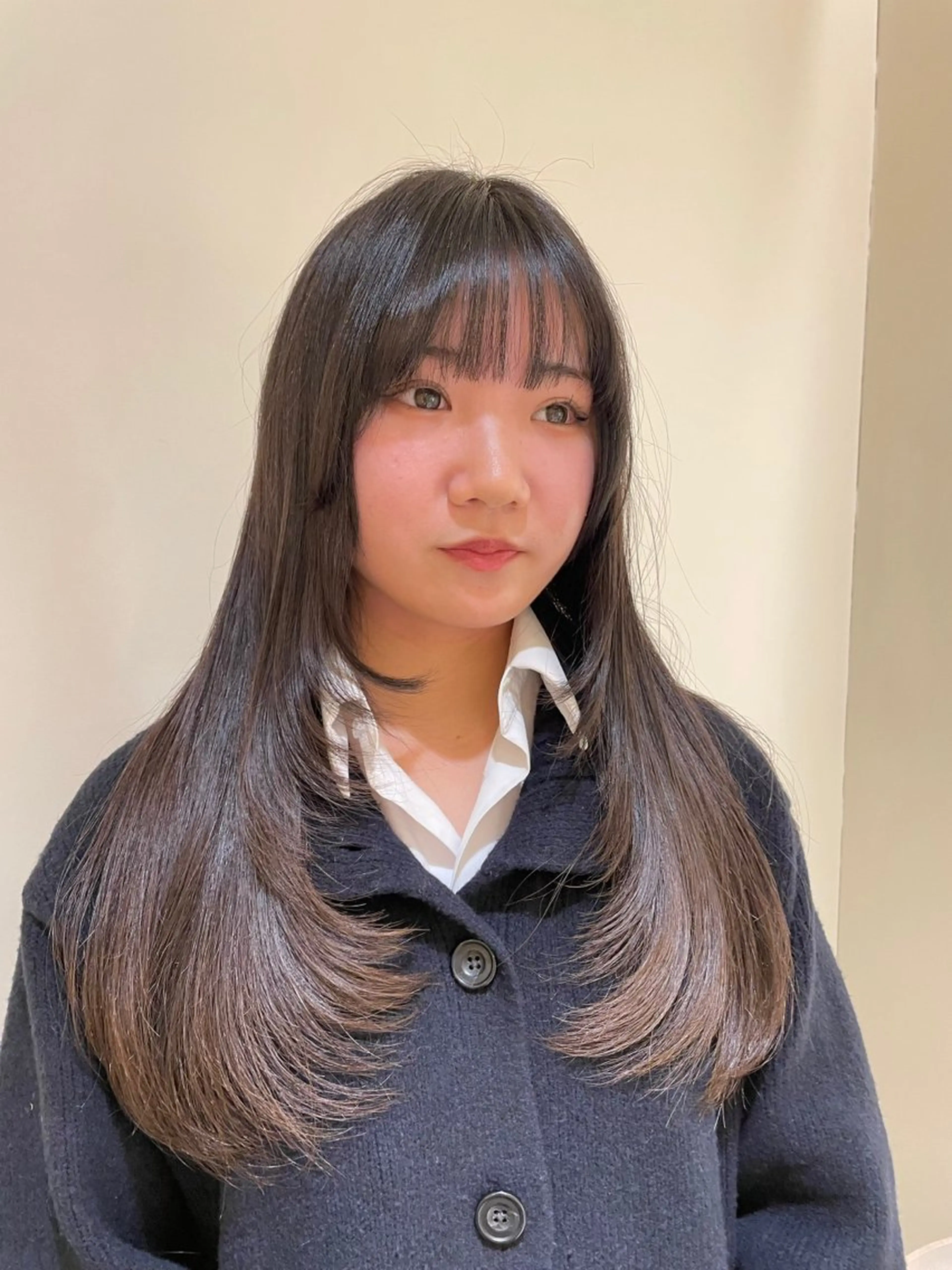 ロング 韓国風ヘア レイヤーカット カット 🍒顔周り/レイヤー /韓国風/アリサ🍒のヘアスタイル