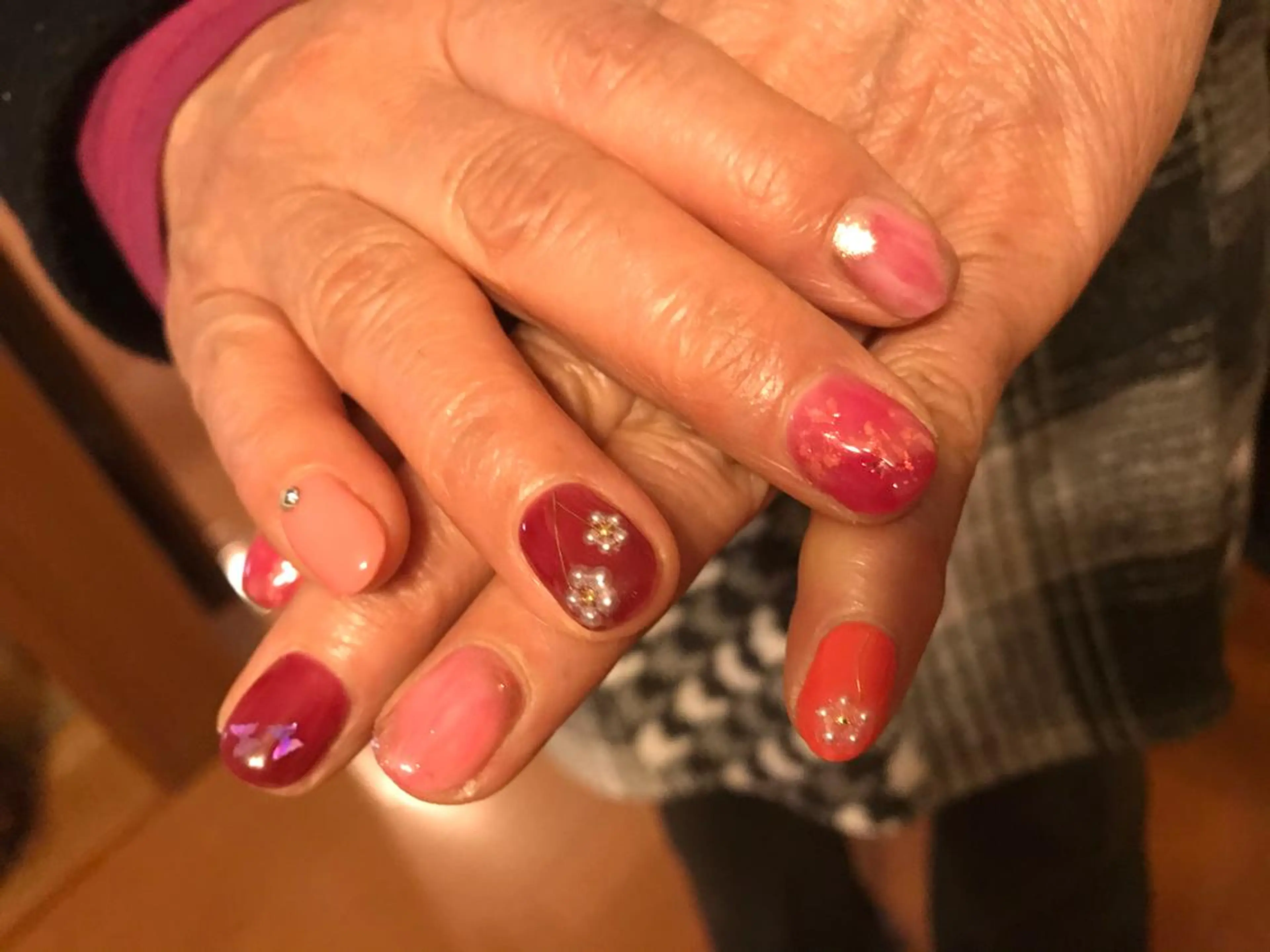 ネイル ニュアンスネイル ピンク ハンドネイル Nailist Missaのネイルデザイン