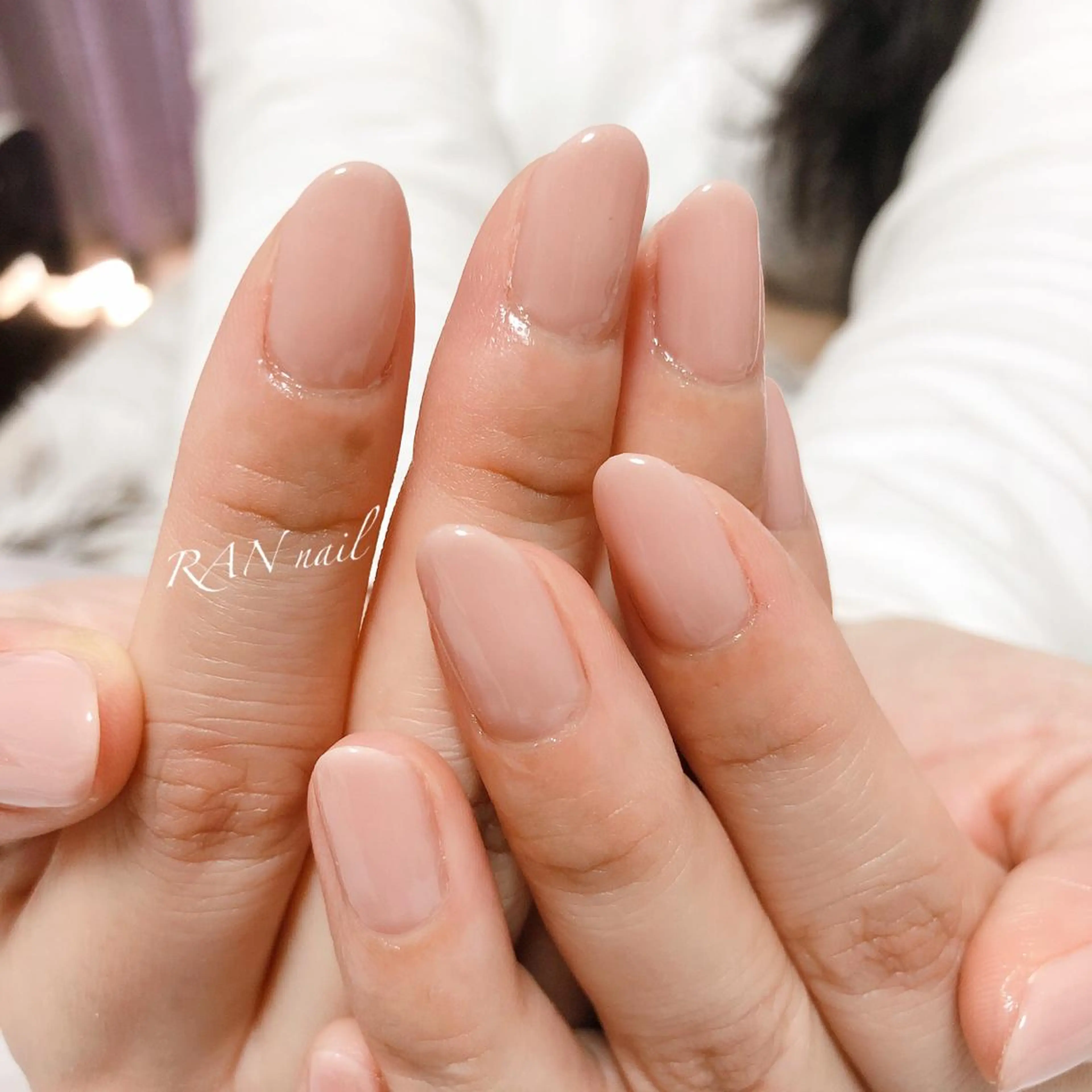 ネイル オフィスネイル ワンカラーネイル 春ネイル ハンドネイル フットネイル RAN nail 〜ランネイル〜所属・RAN nailのネイルデザイン