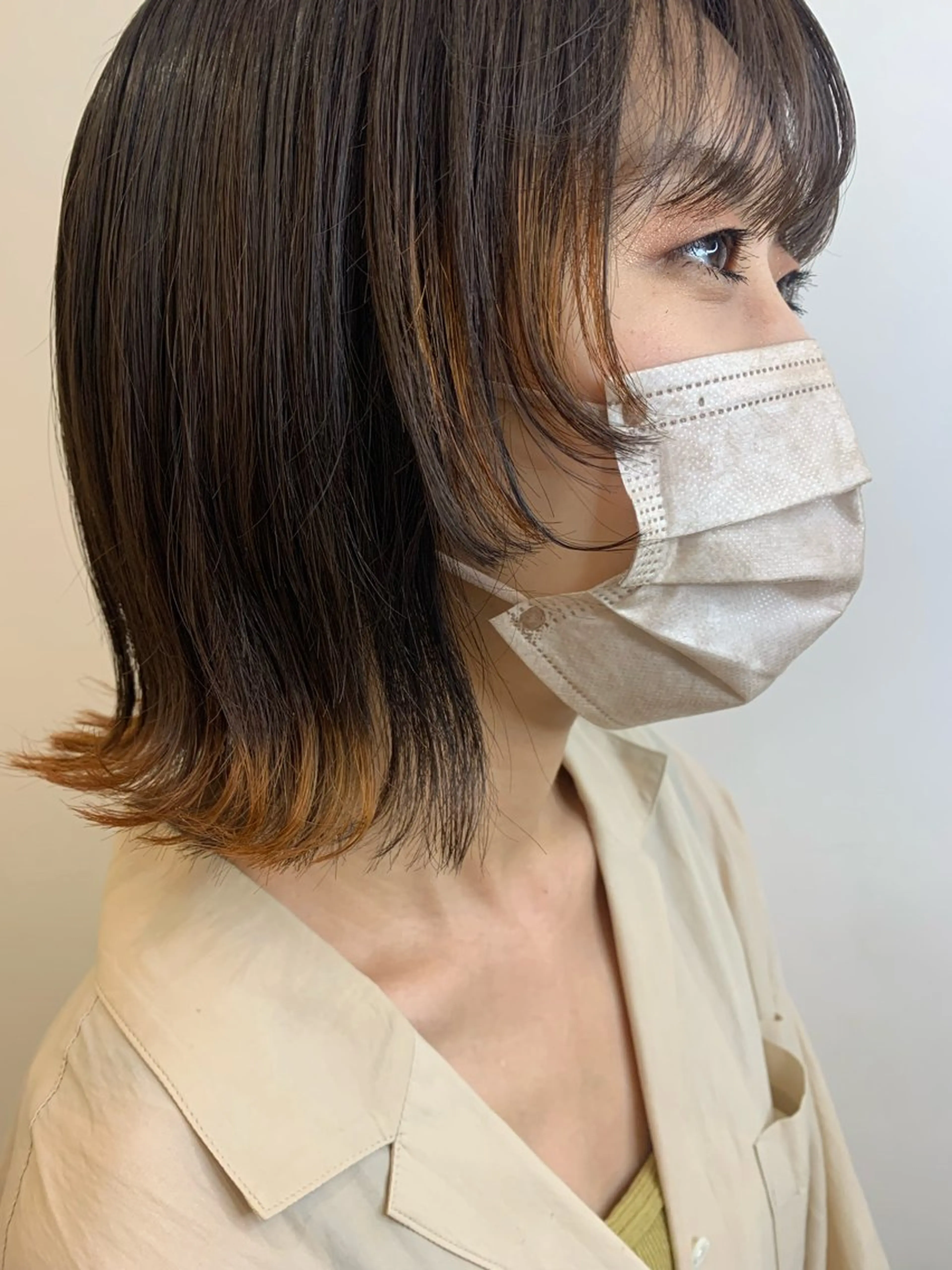 ミディアム さとう あやかのヘアスタイル