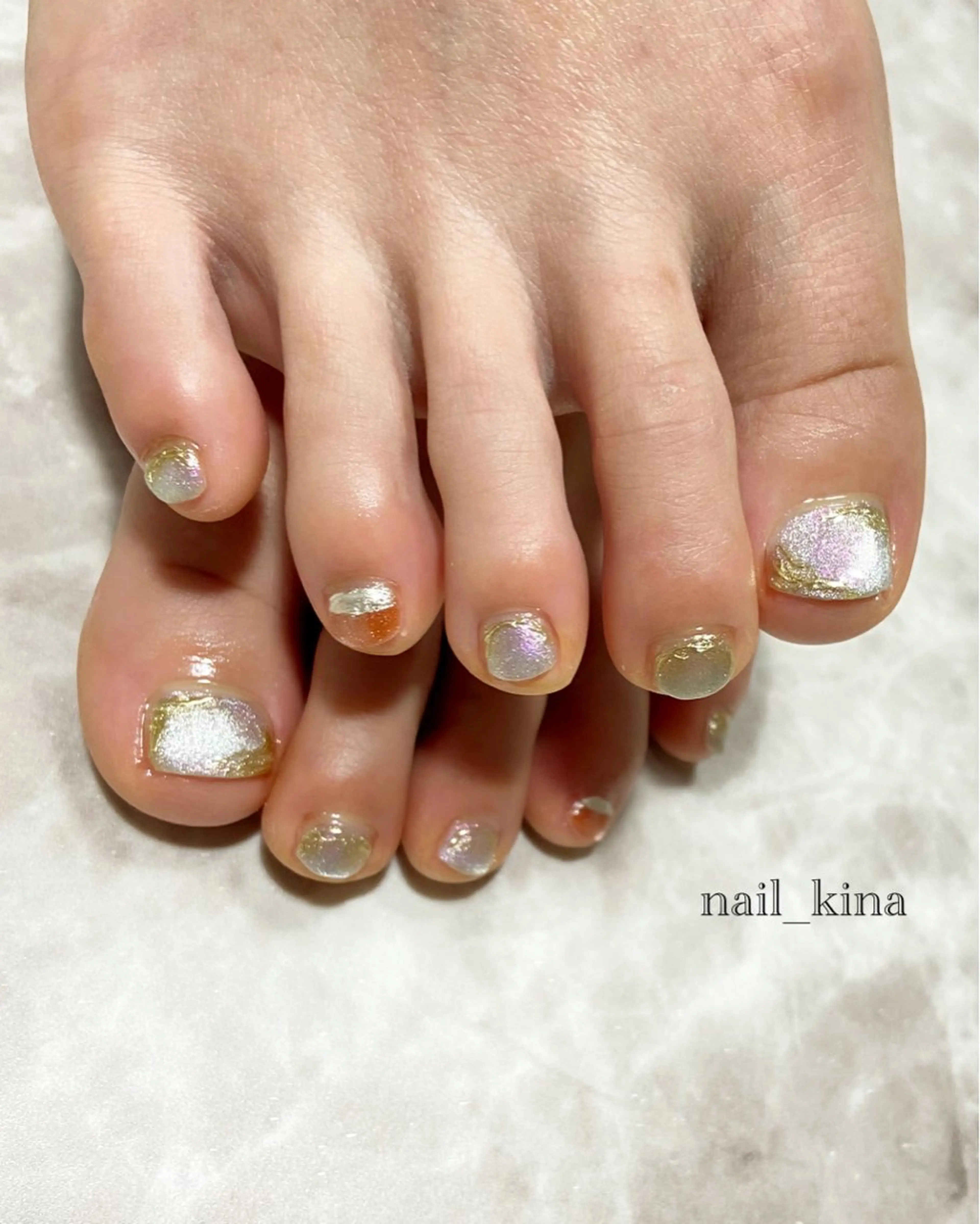 ネイル フットネイル nail_ kinaのネイルデザイン