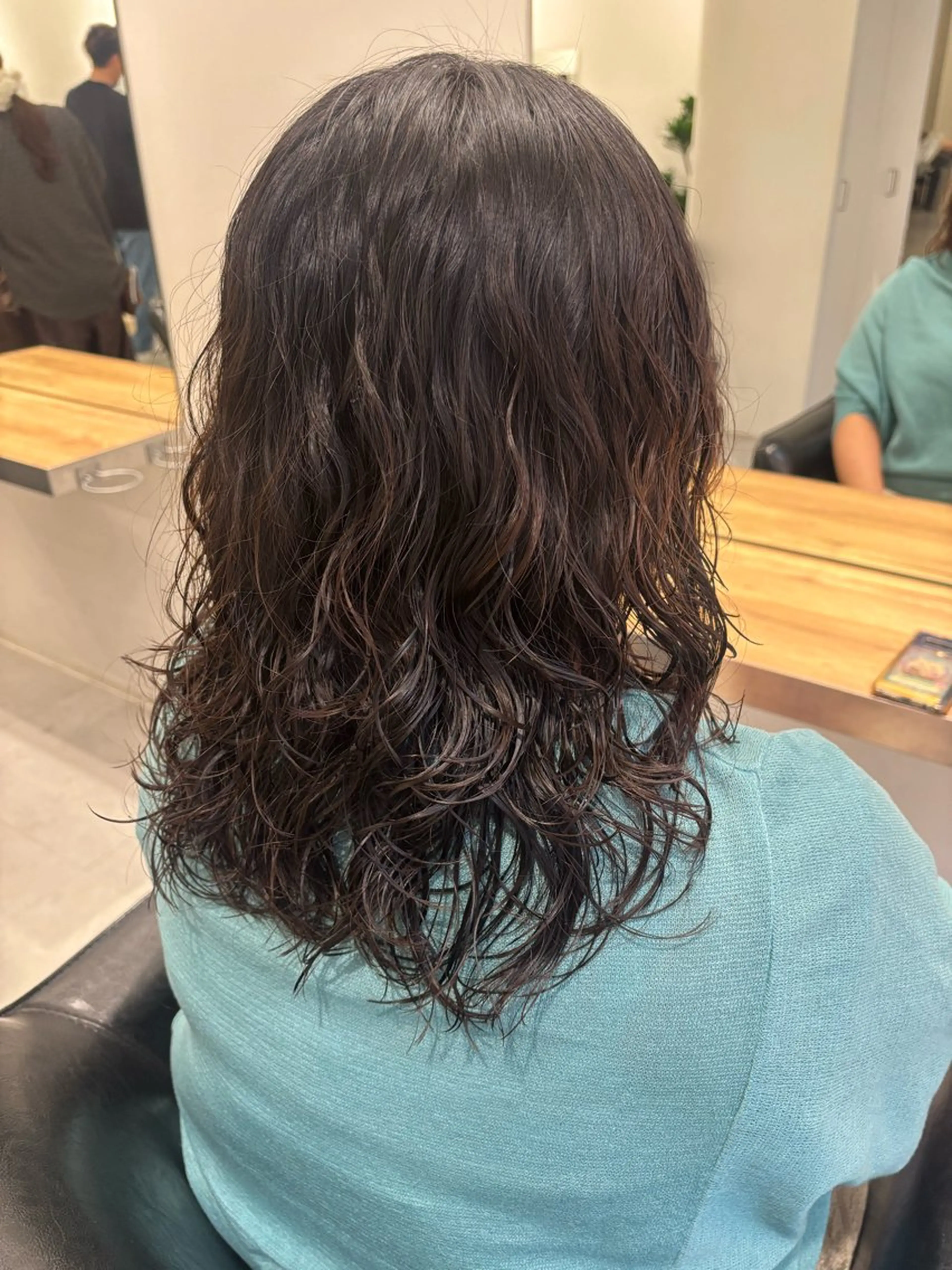 ロング パーマ カット パーマ Maki /カラー/ブリーチのヘアスタイル
