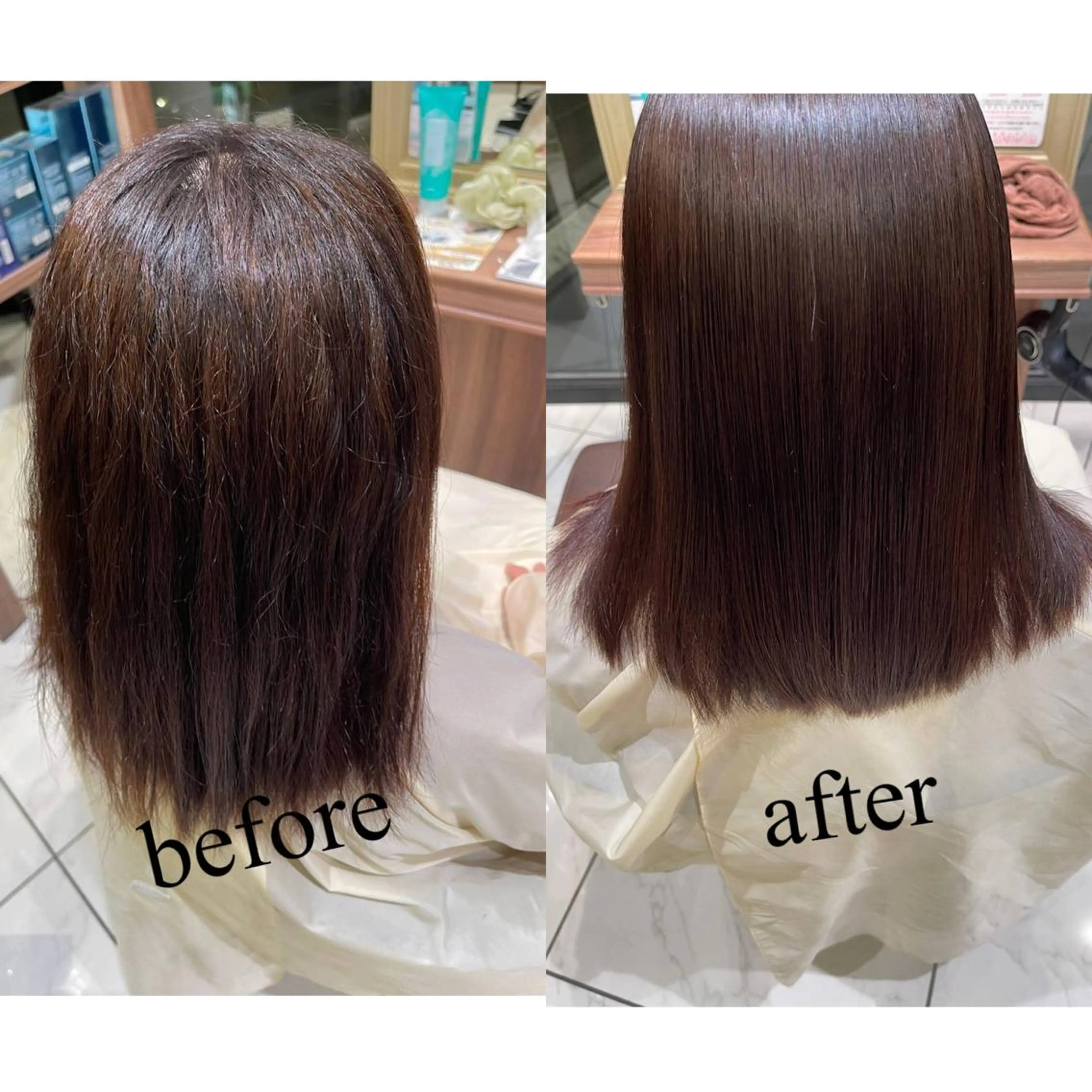 セミロング 髪質改善ヘアエステ専門サロン　ReLife所属・〜 内山〜のヘアスタイル