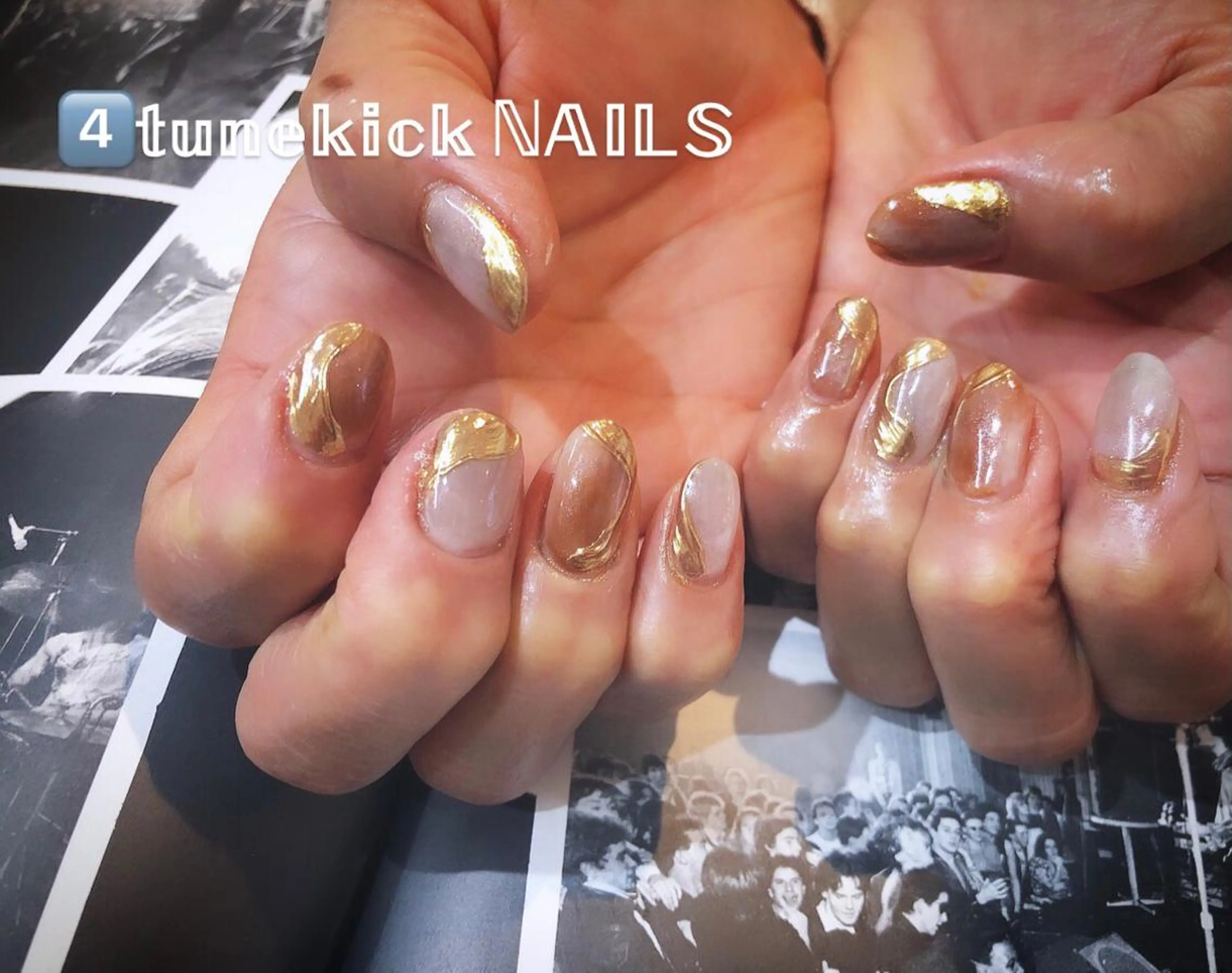 ネイル ニュアンスネイル 4tunekick NAILS(フォーチュンキックネイルズ)所属・星野 淳子のネイルデザイン