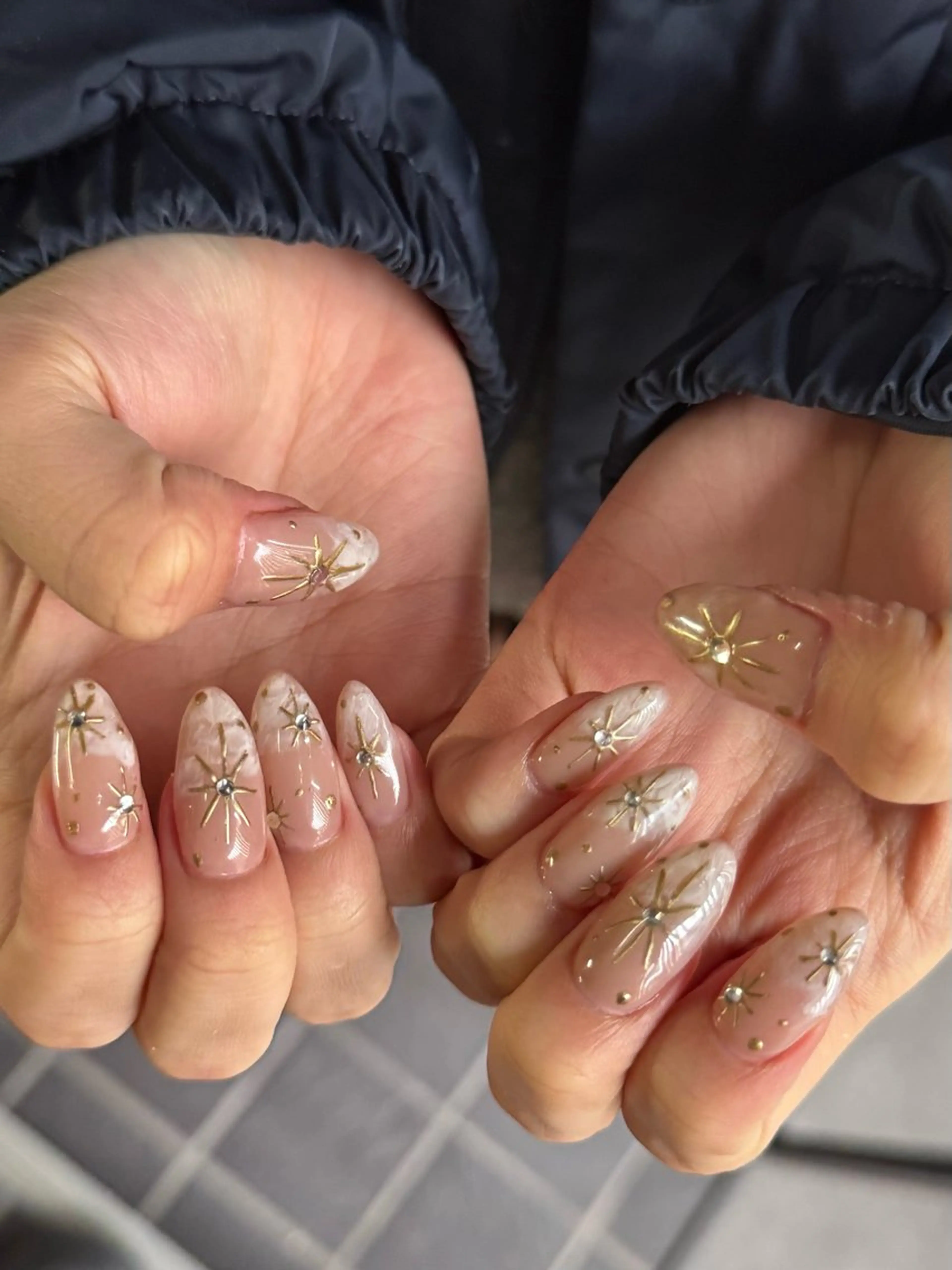 ミディアム 小川 柚香のネイルデザイン