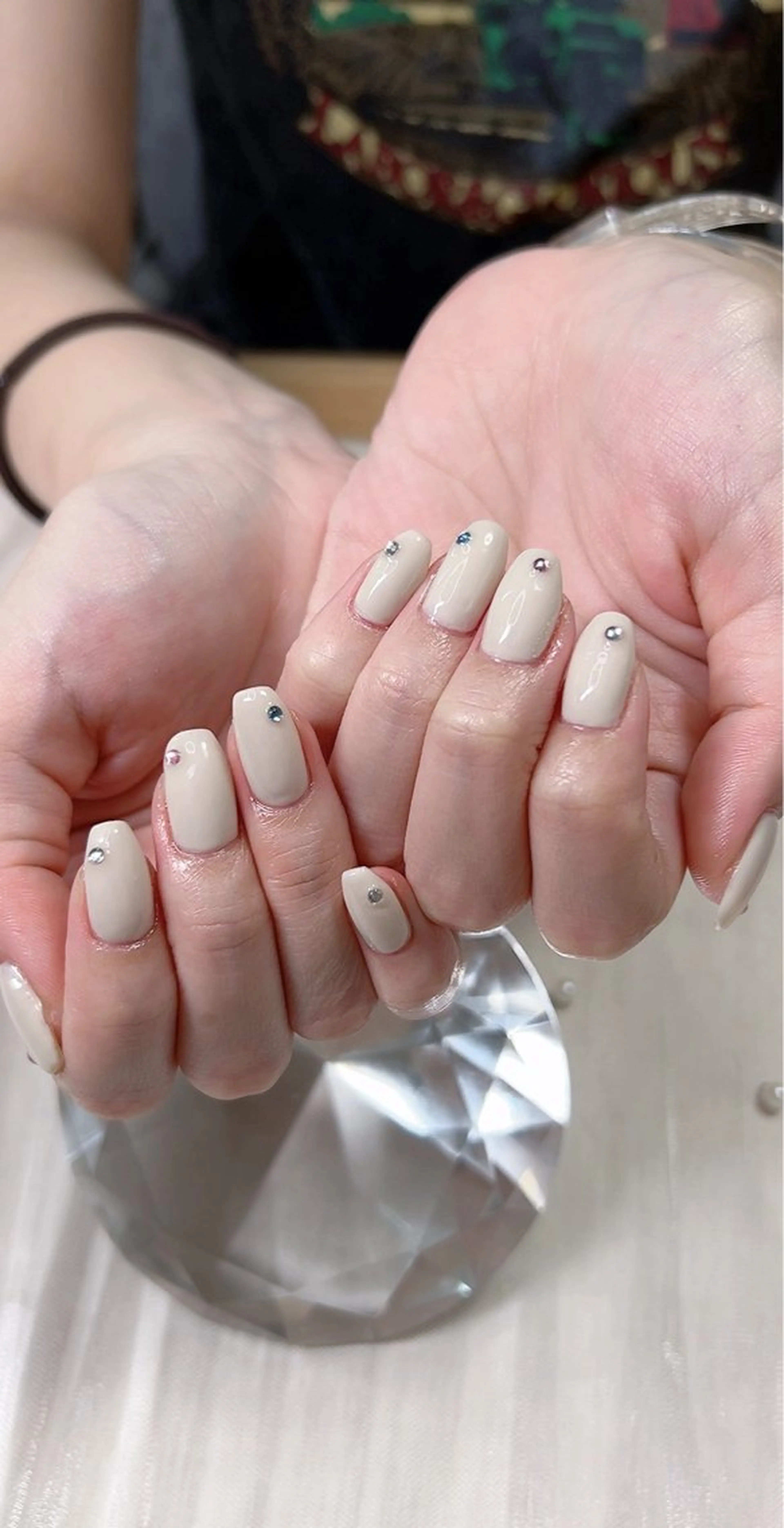 ネイル オフィスネイル ワンカラーネイル シンプルネイル Cute Tips nailのネイルデザイン