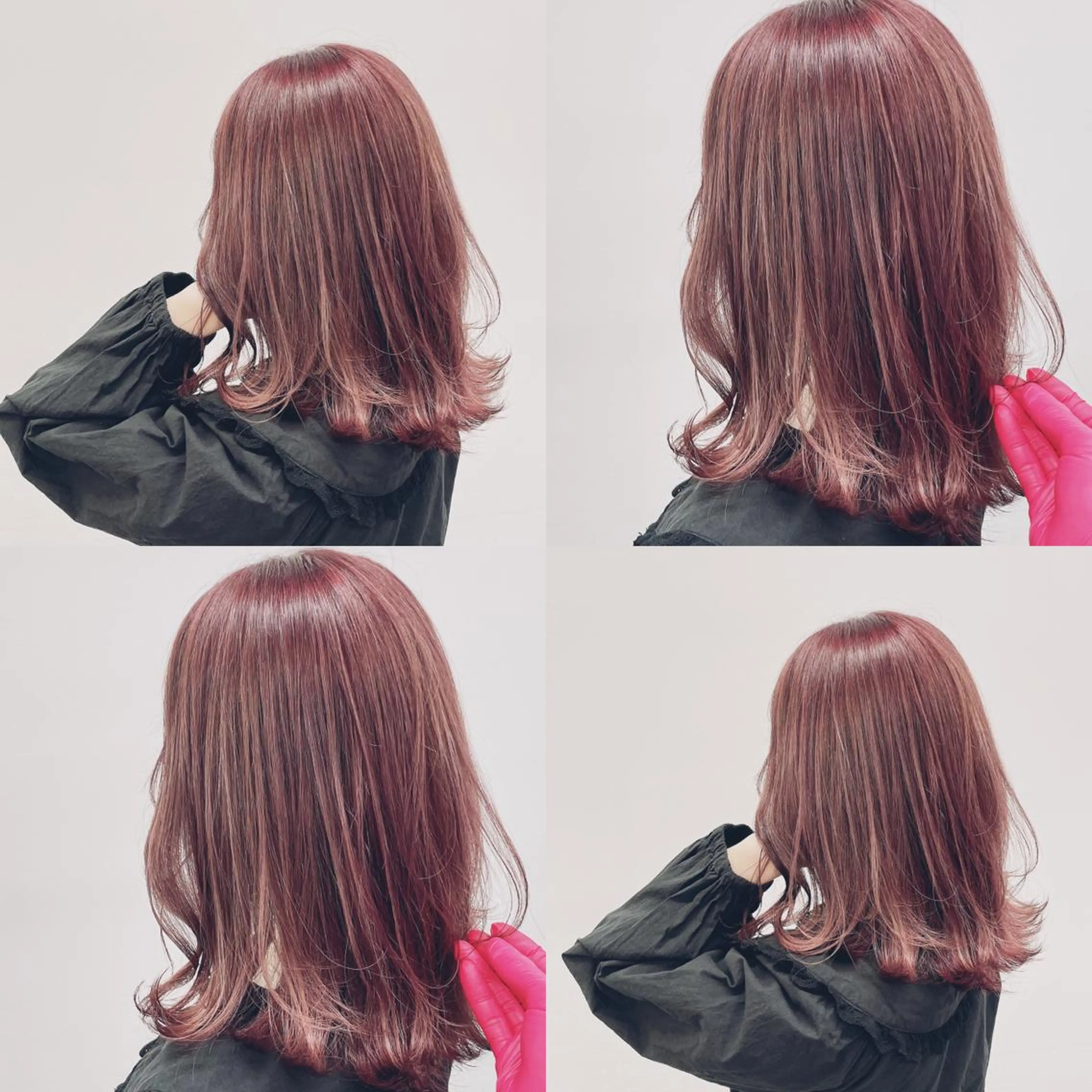 ミディアム カラー ヘアアレンジ 透明感×韓流ハイ トーン🫧RYUTAのヘアスタイル
