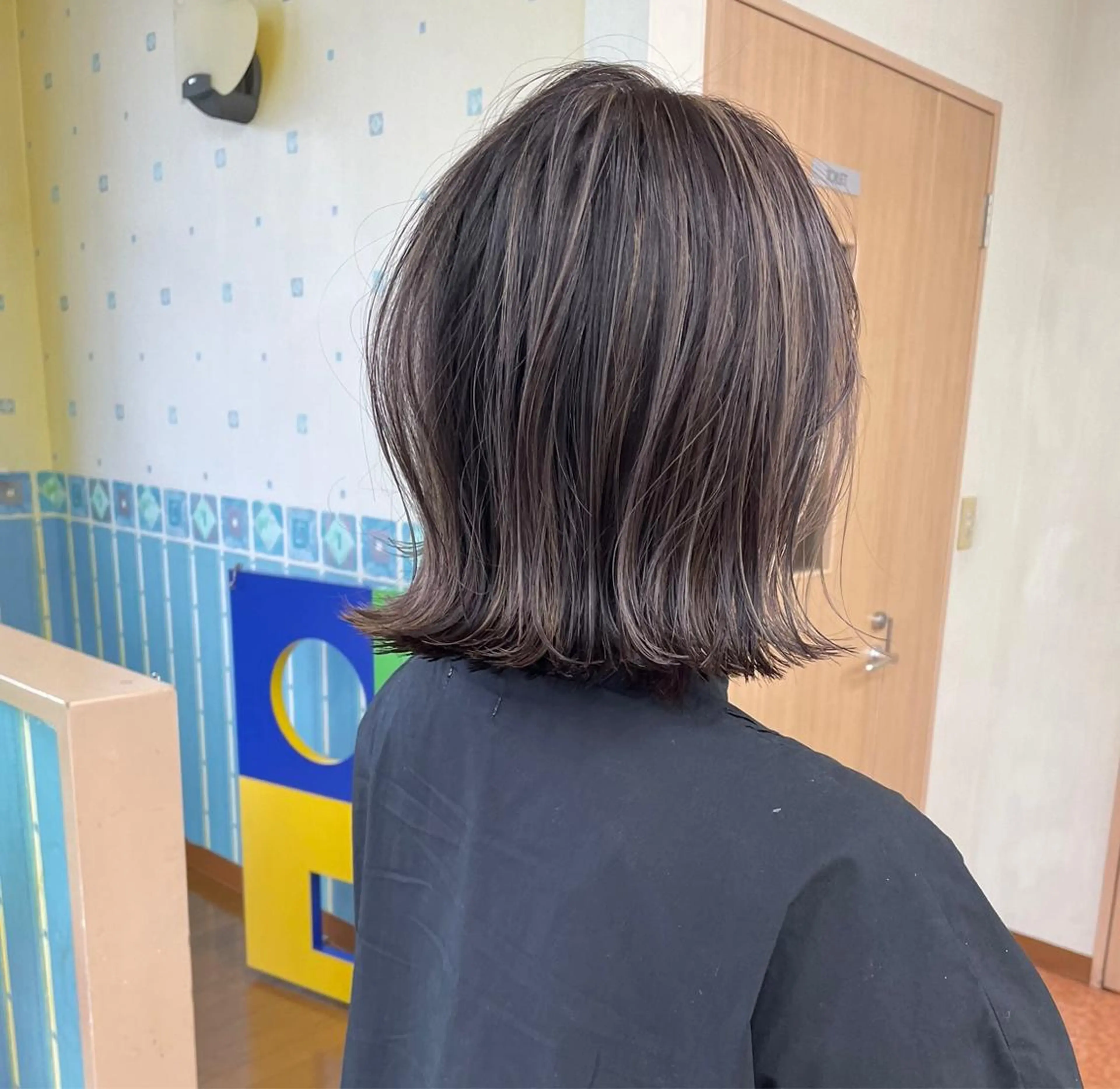 ショート カラー ハイライトカラー ハイライト yui .のヘアスタイル