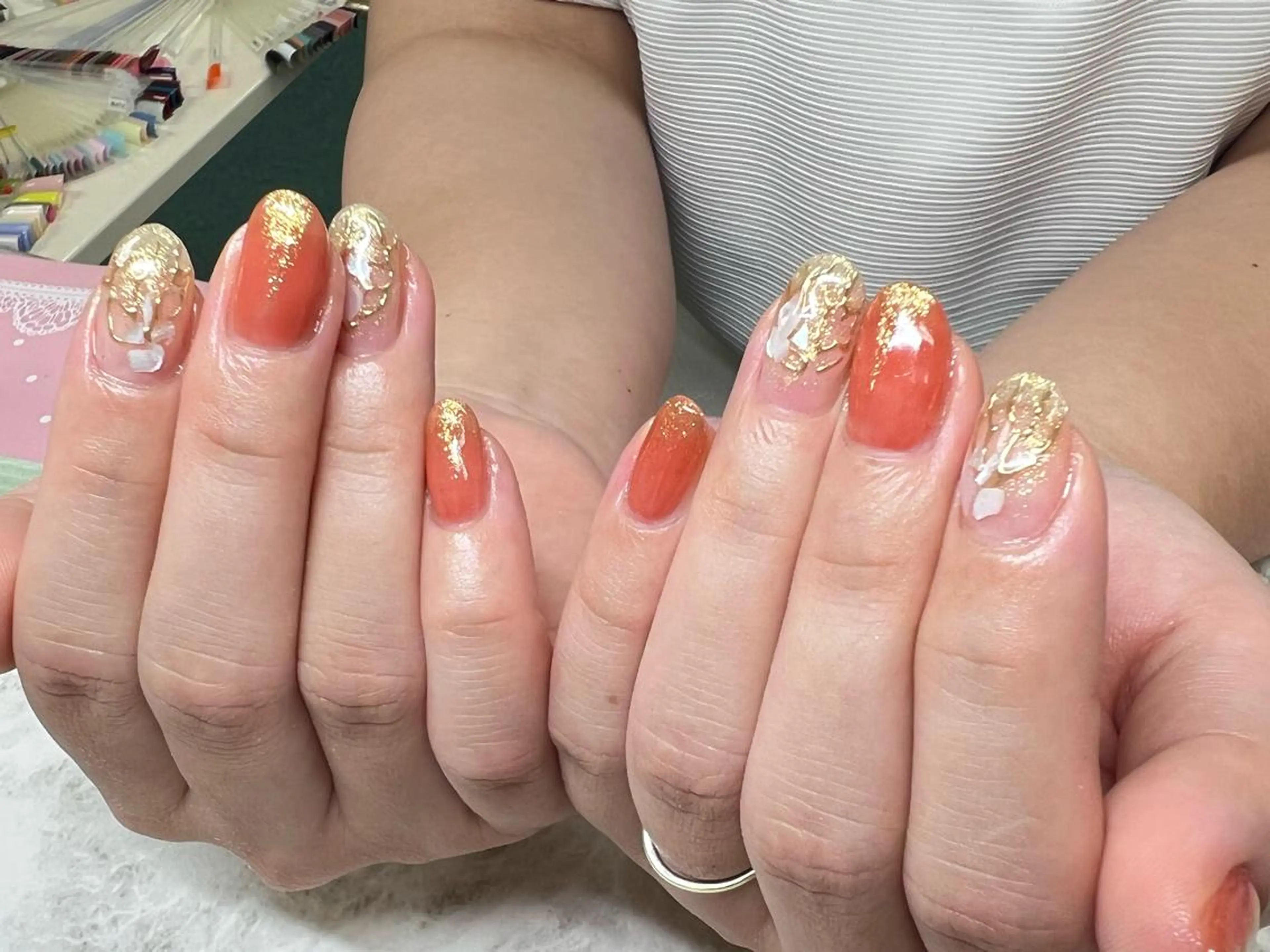 ネイル ニュアンスネイル ユリシスネイル 担当近藤のネイルデザイン