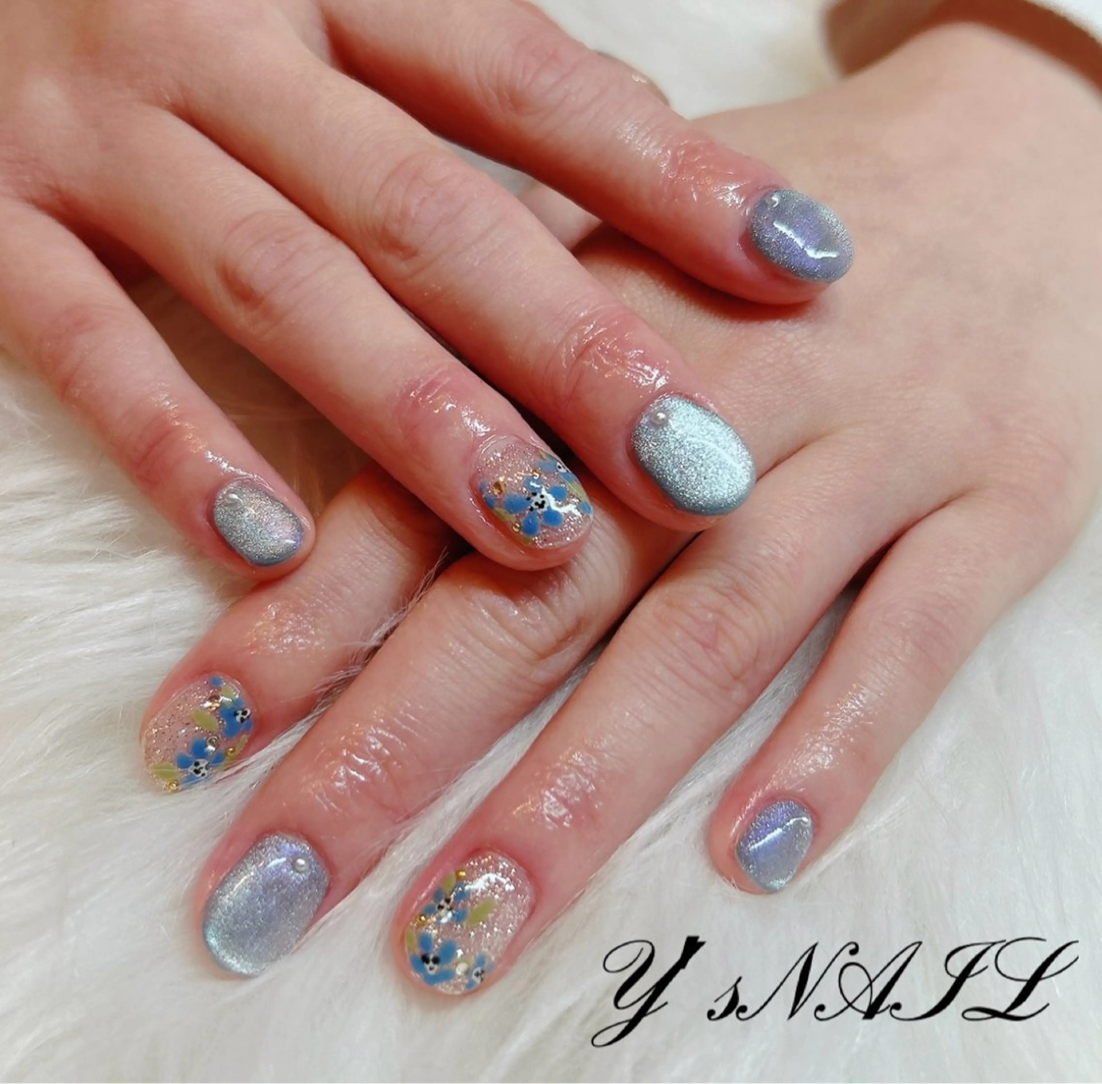 ネイル 持ち込み ハンドネイル Y′s NAILのネイルデザイン