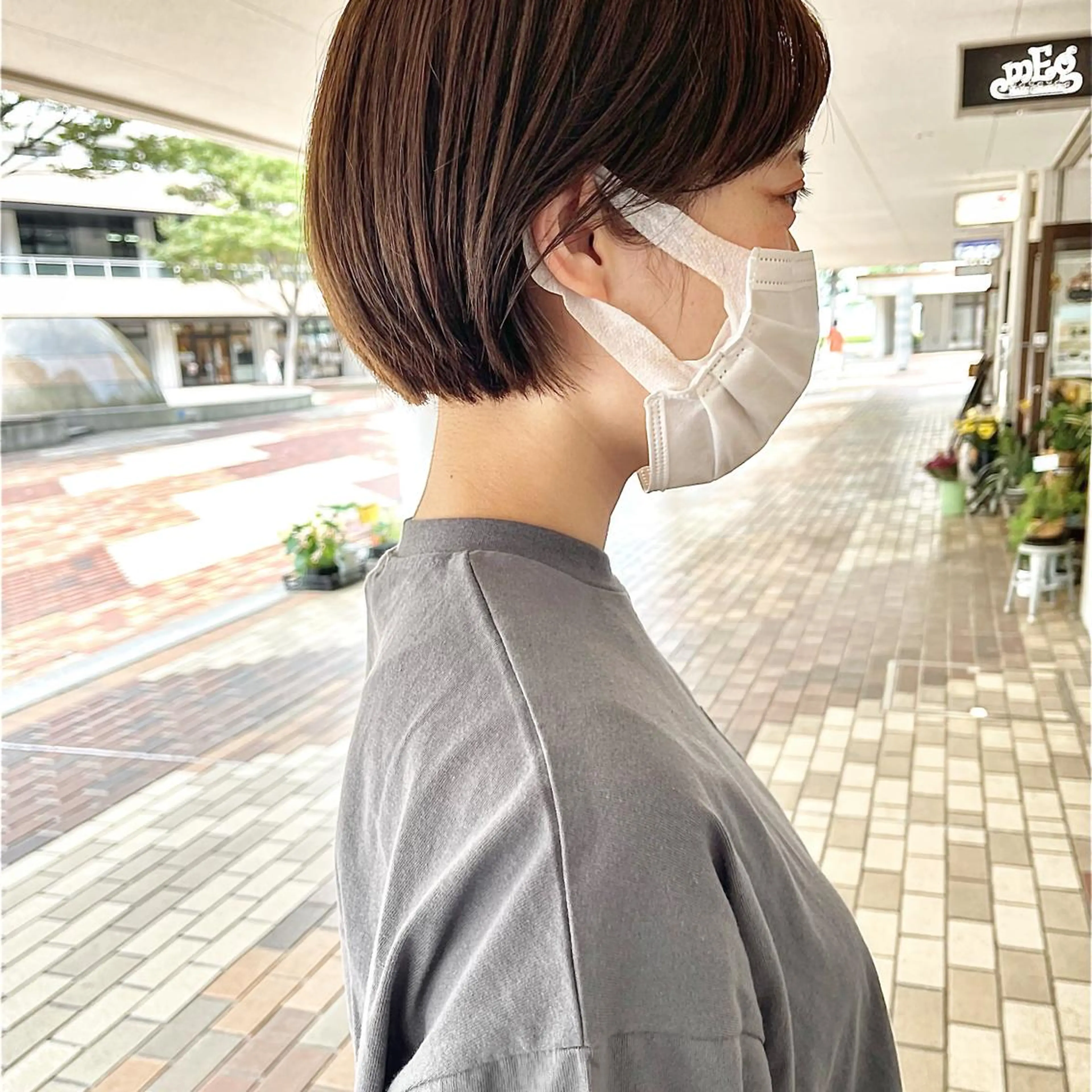 ショート カット ヘアカラー mEg hair creation新川崎店所属・荒川 ひなの 新川崎のヘアスタイル
