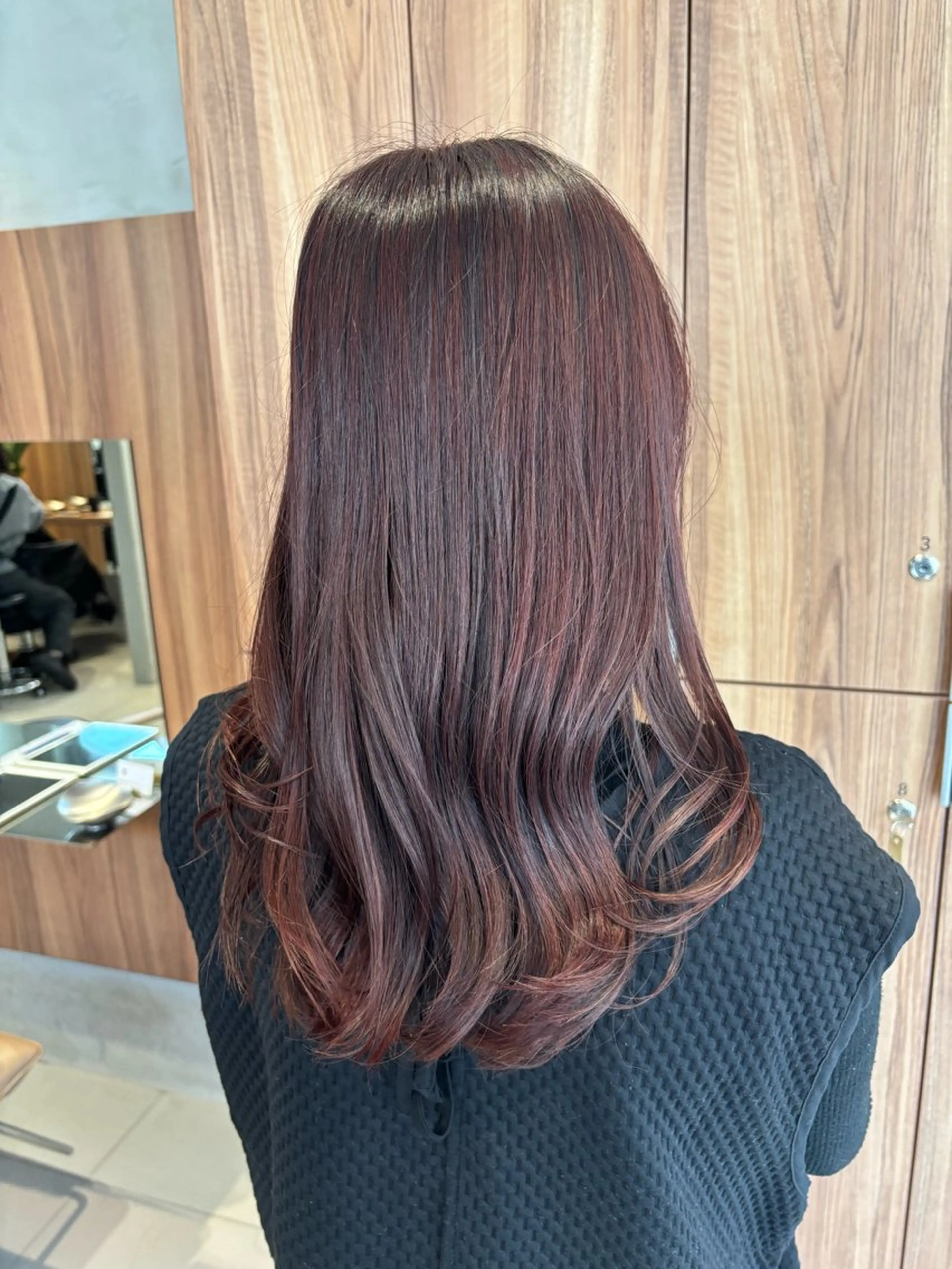 カラー ブリーチ ブリーチなしカラー 🫒🫒ブリーチなし 艶カラー🫒ヤマシロのヘアスタイル