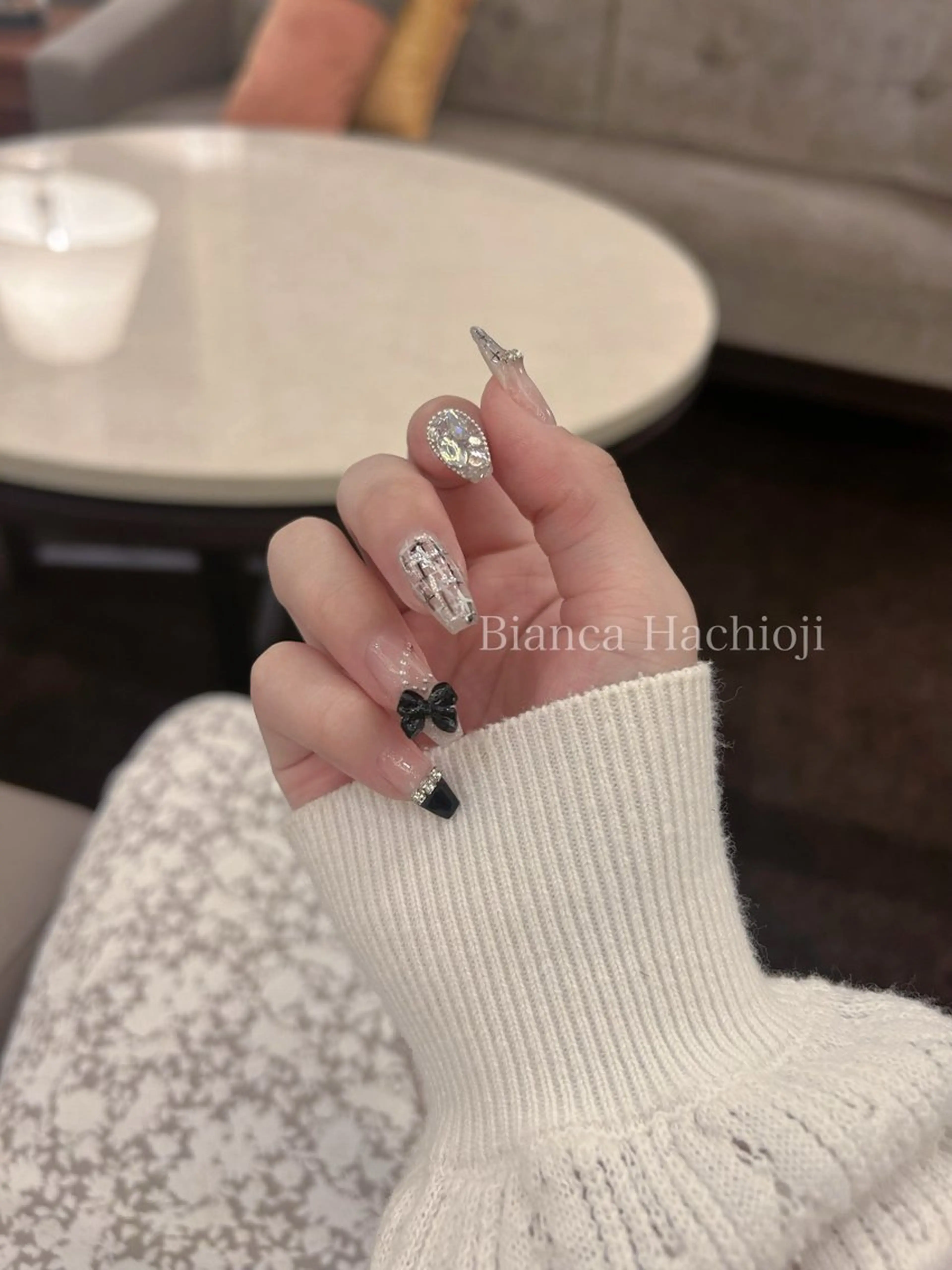 ネイル 𝑌𝑈𝑈𝐾𝐴 /ワンホン/量産型のネイルデザイン