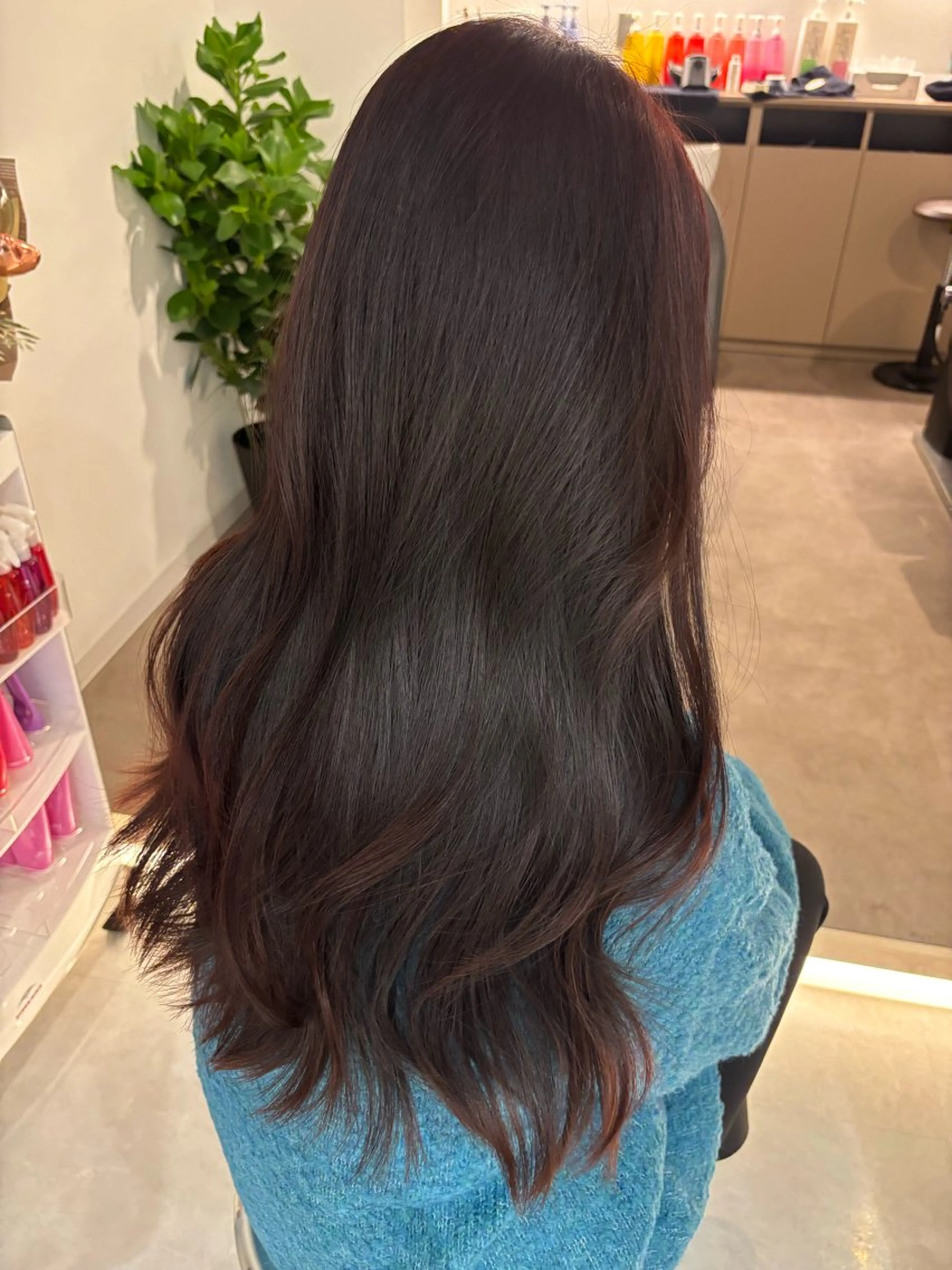 セミロング カラー ベージュカラー ブリーチ ブラウンカラー ケアブリーチ カシス ヘアカラー トリートメント 🎀透明感× 赤み消し🎀正源のヘアスタイル