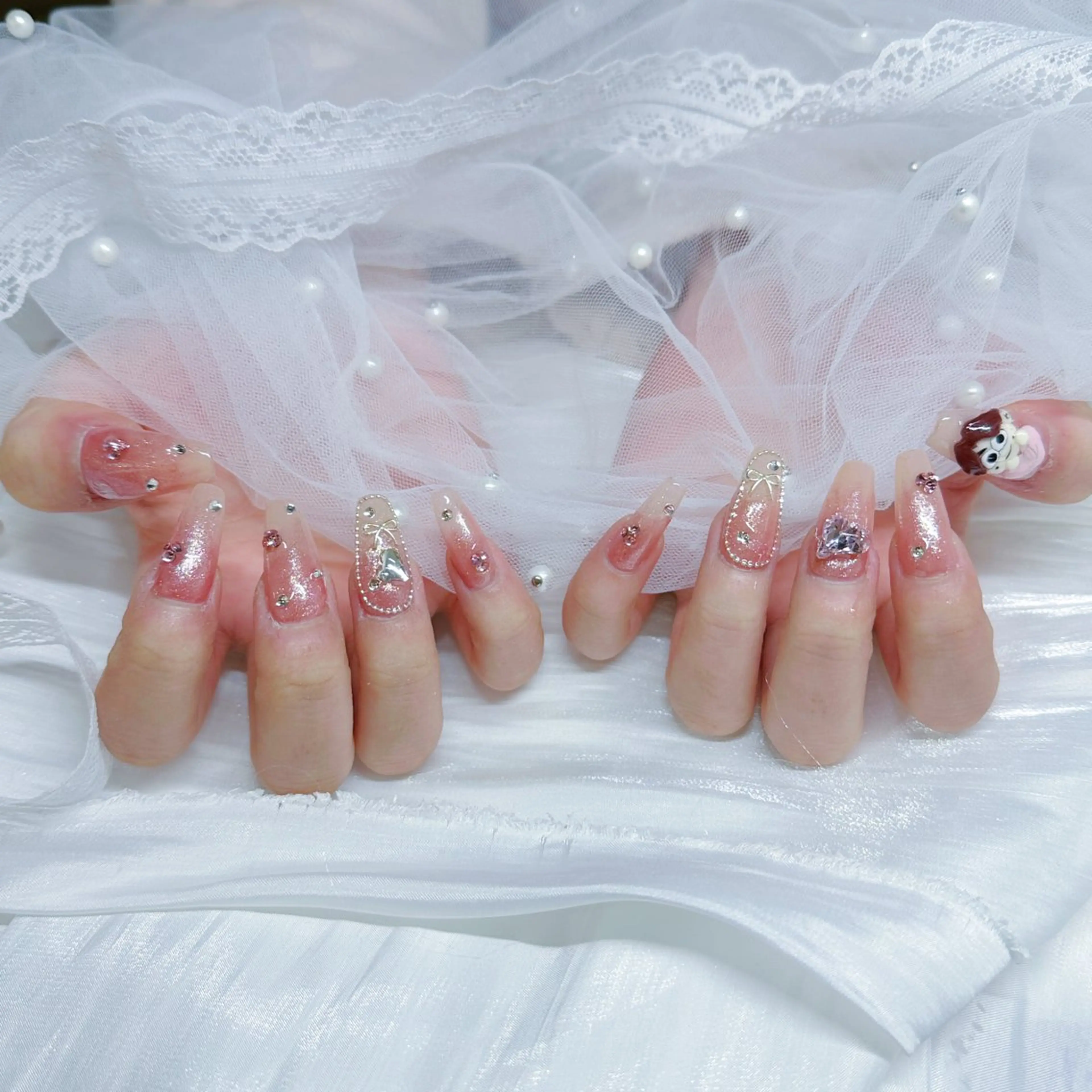 ネイル MoriseNail Jr研修💜はるかのネイルデザイン