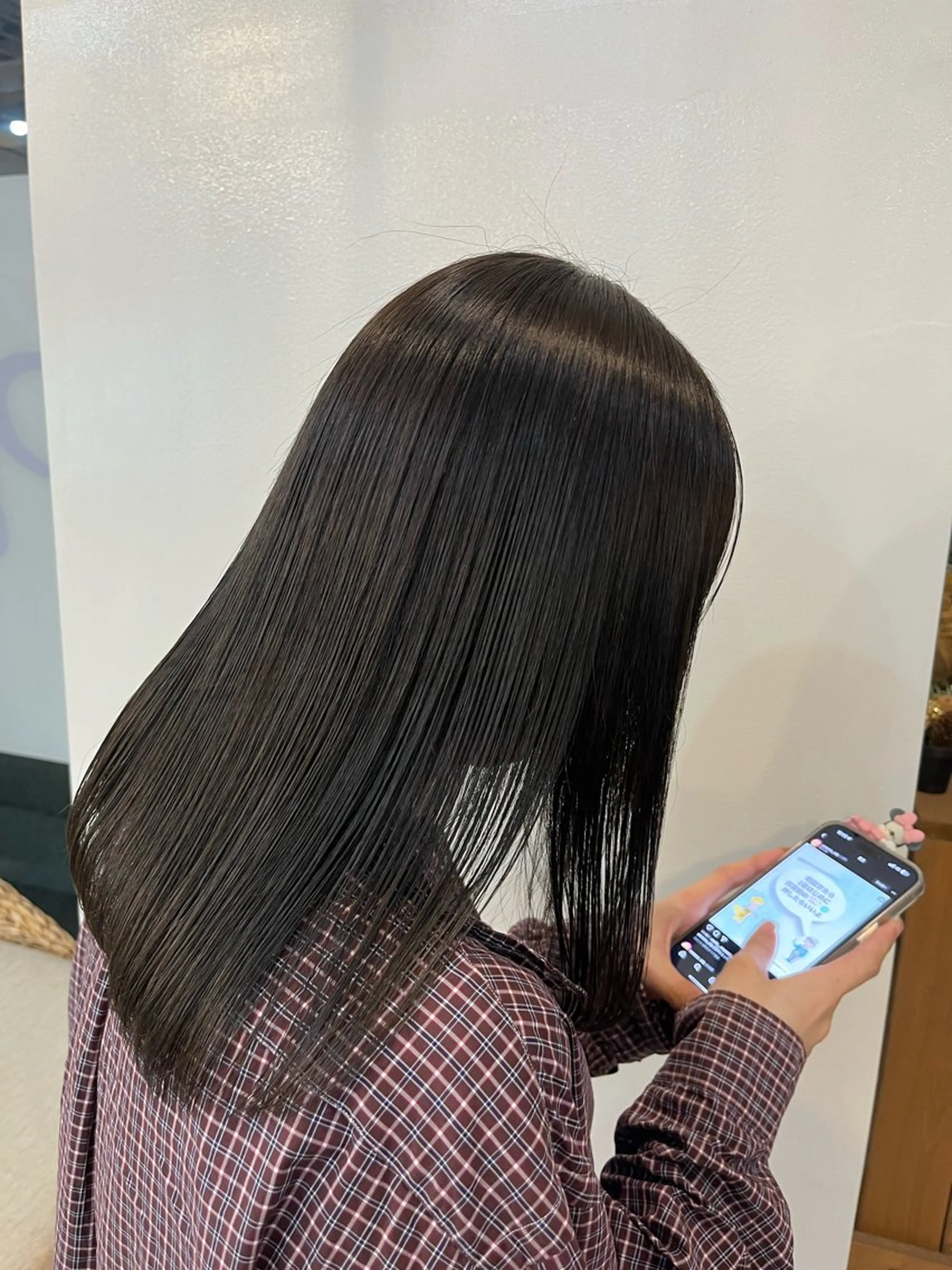 カラー オリーブグレー Plaatje　古淵店所属・𓂃plaatje koharu🫧🎀のヘアスタイル