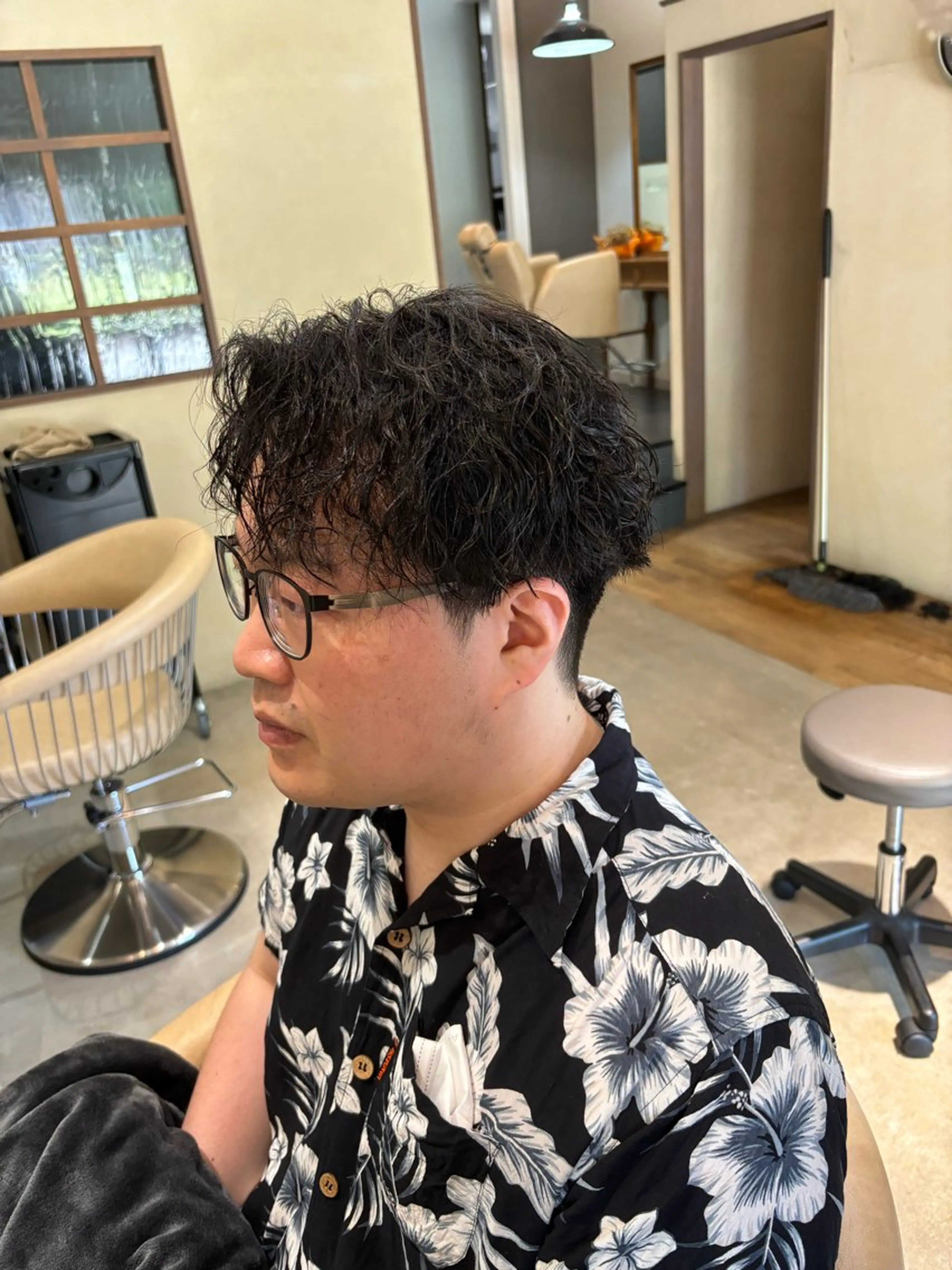 ショート メンズ カット パーマ トリートメント 鹿児島 TSUBASAのヘアスタイル
