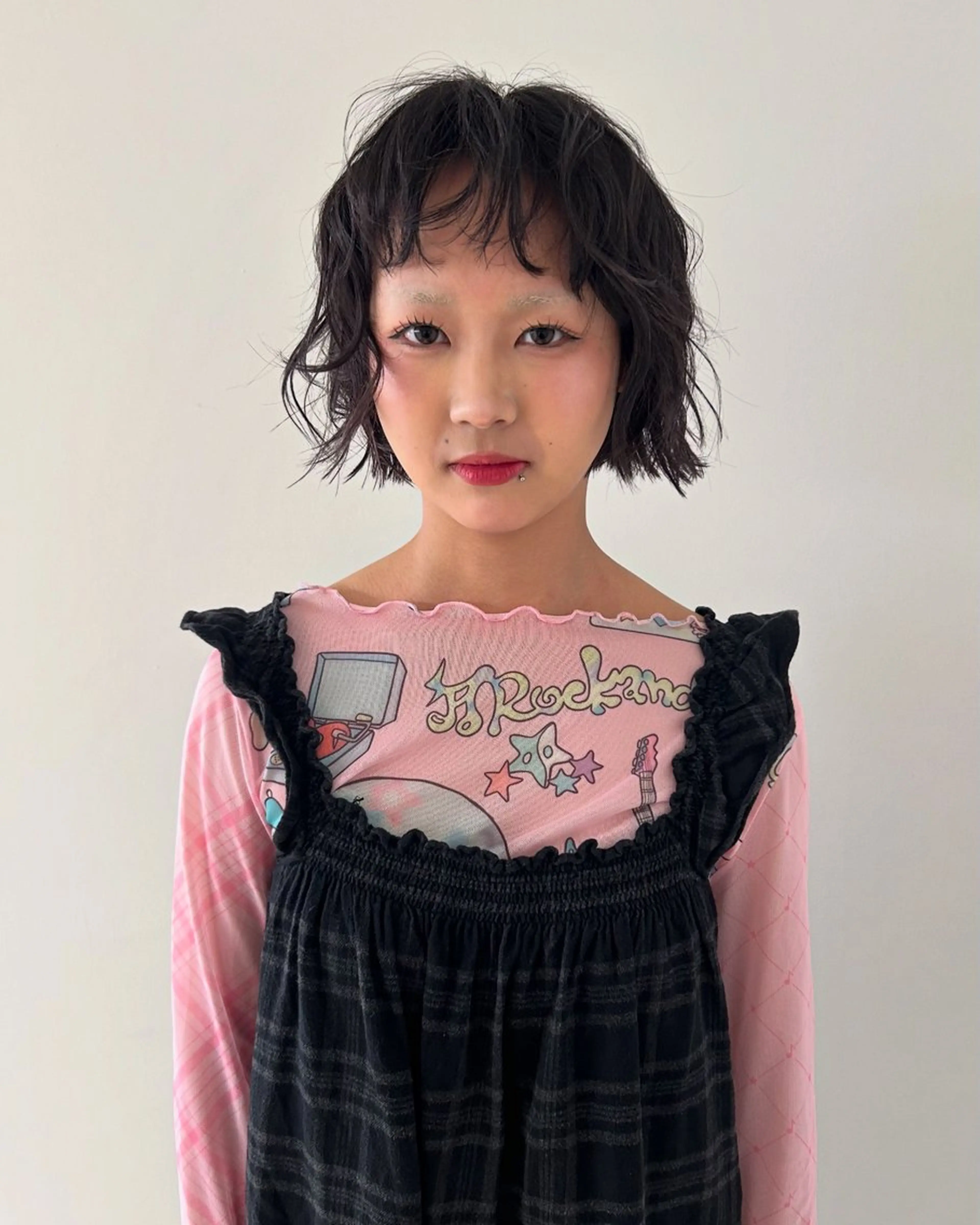 ミディアム カラー ケアパーマ/ケアブリ ーチdaisukeのヘアスタイル