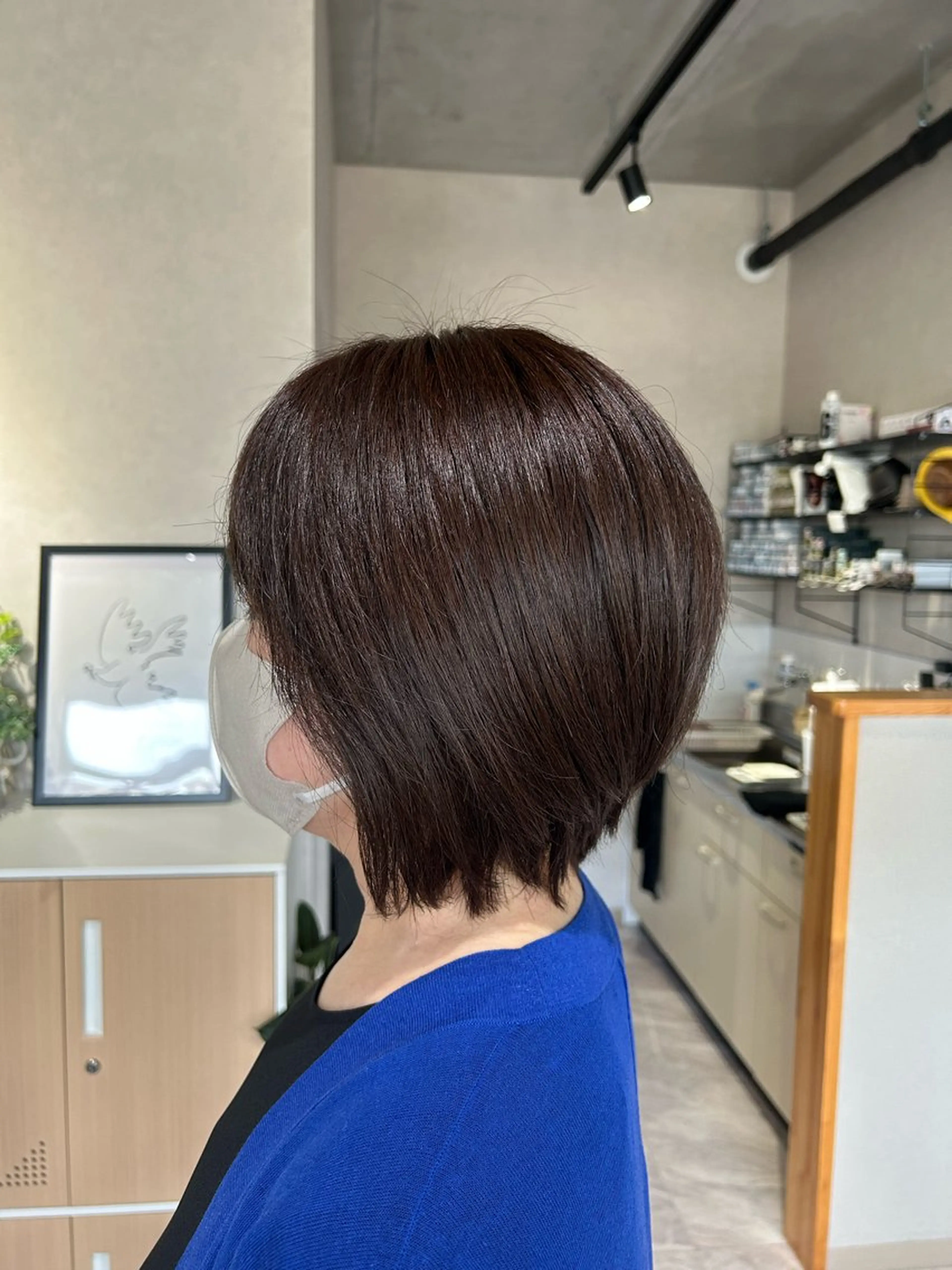 ショート カラー ブラウンカラー おおひら ののはのヘアスタイル