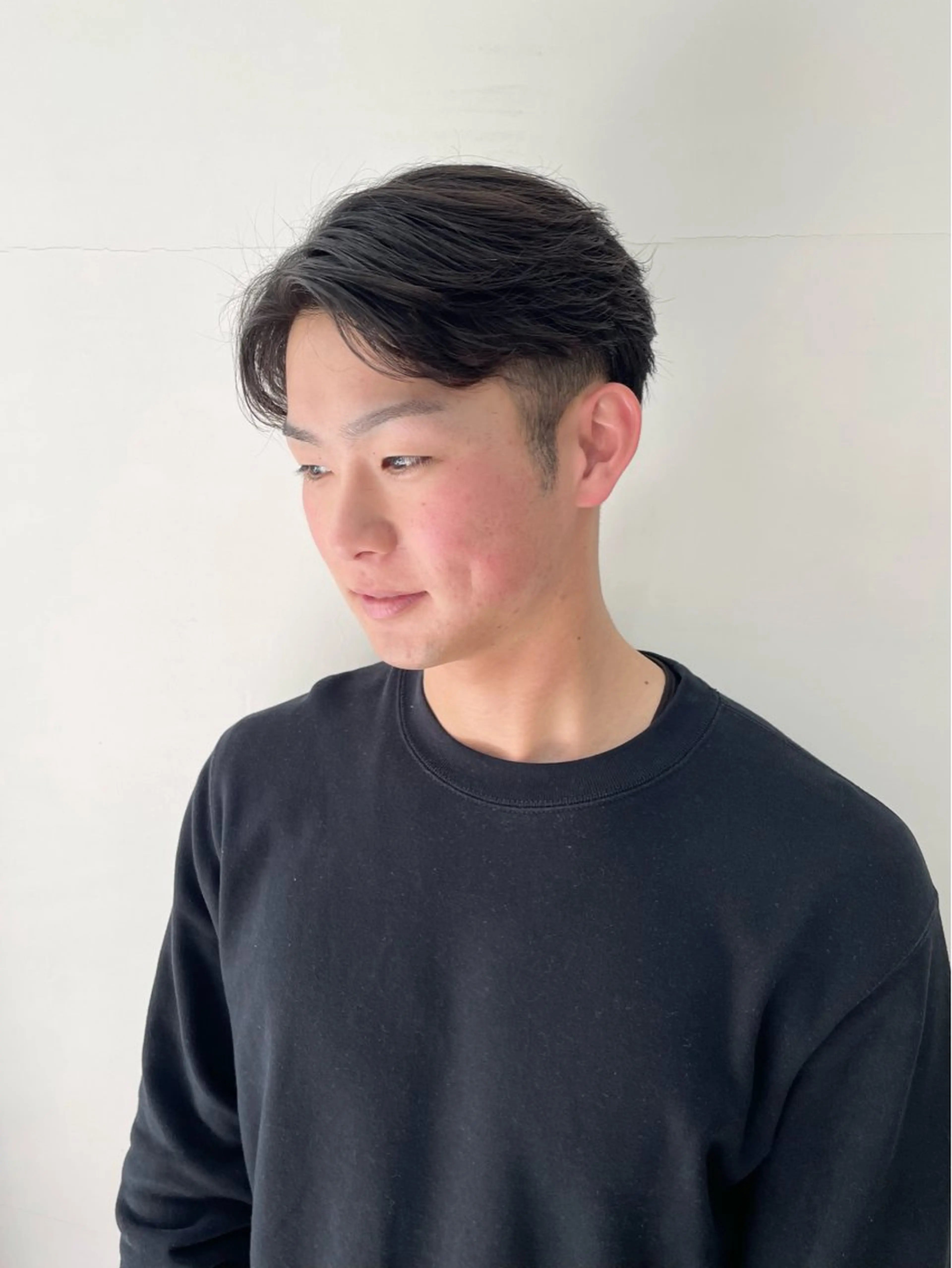 メンズ メンズ就活ヘア カット 慎太朗/パーマ/ボブ /センターパートのヘアスタイル