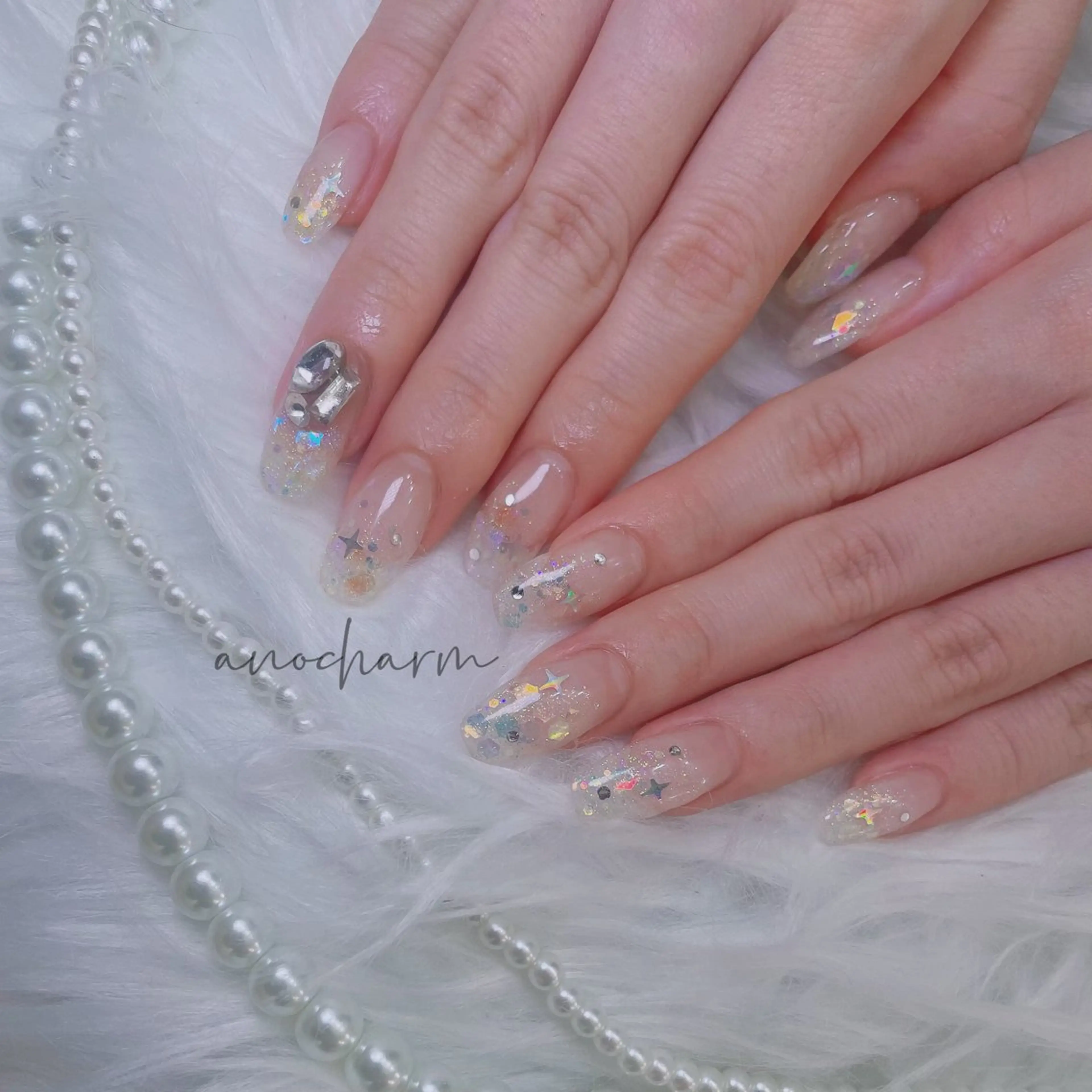 ネイル ハンドネイル anocharm _annaのマツエク・マツパデザイン