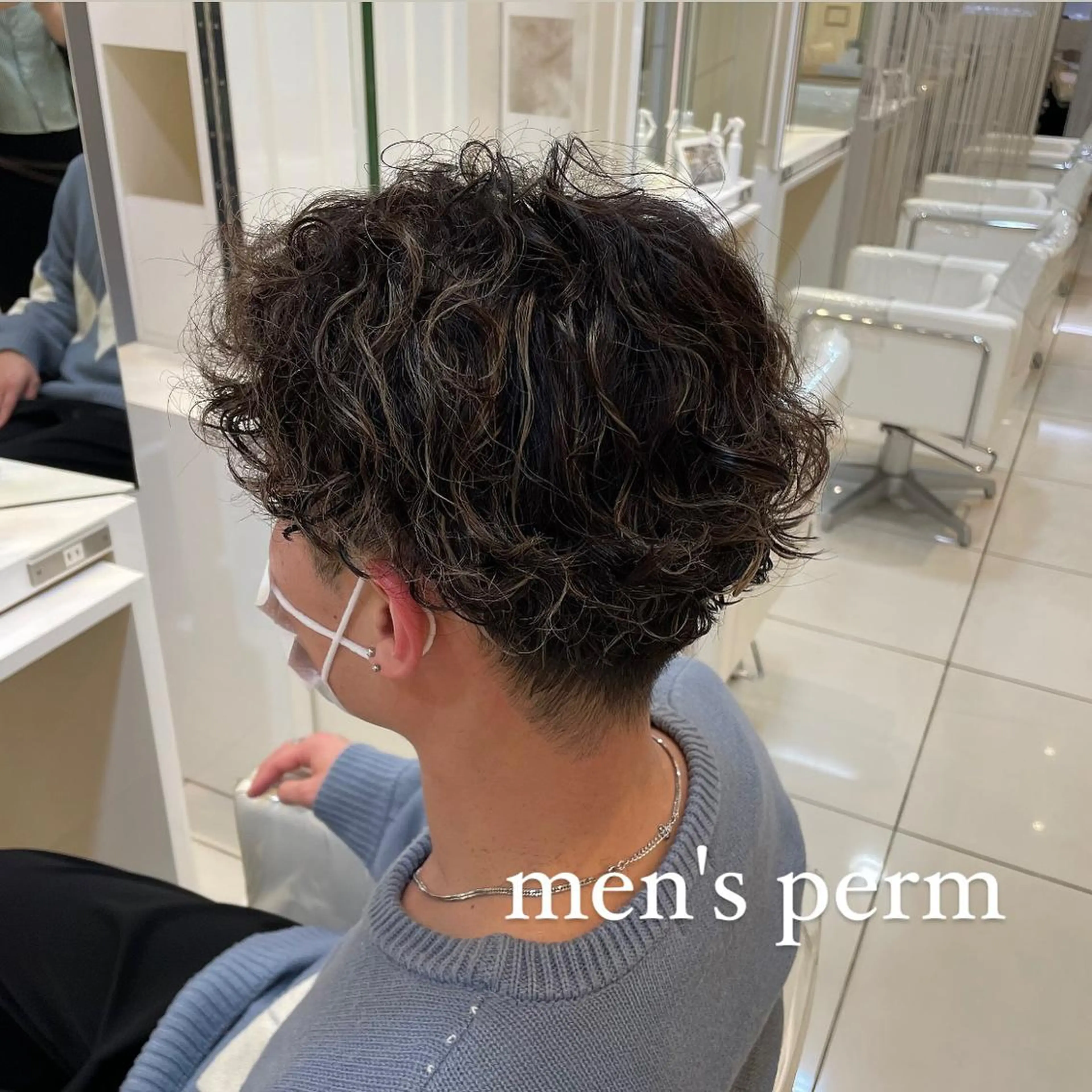 パーマ メンズ メンズパーマ BiBi  藪 菜月のヘアスタイル