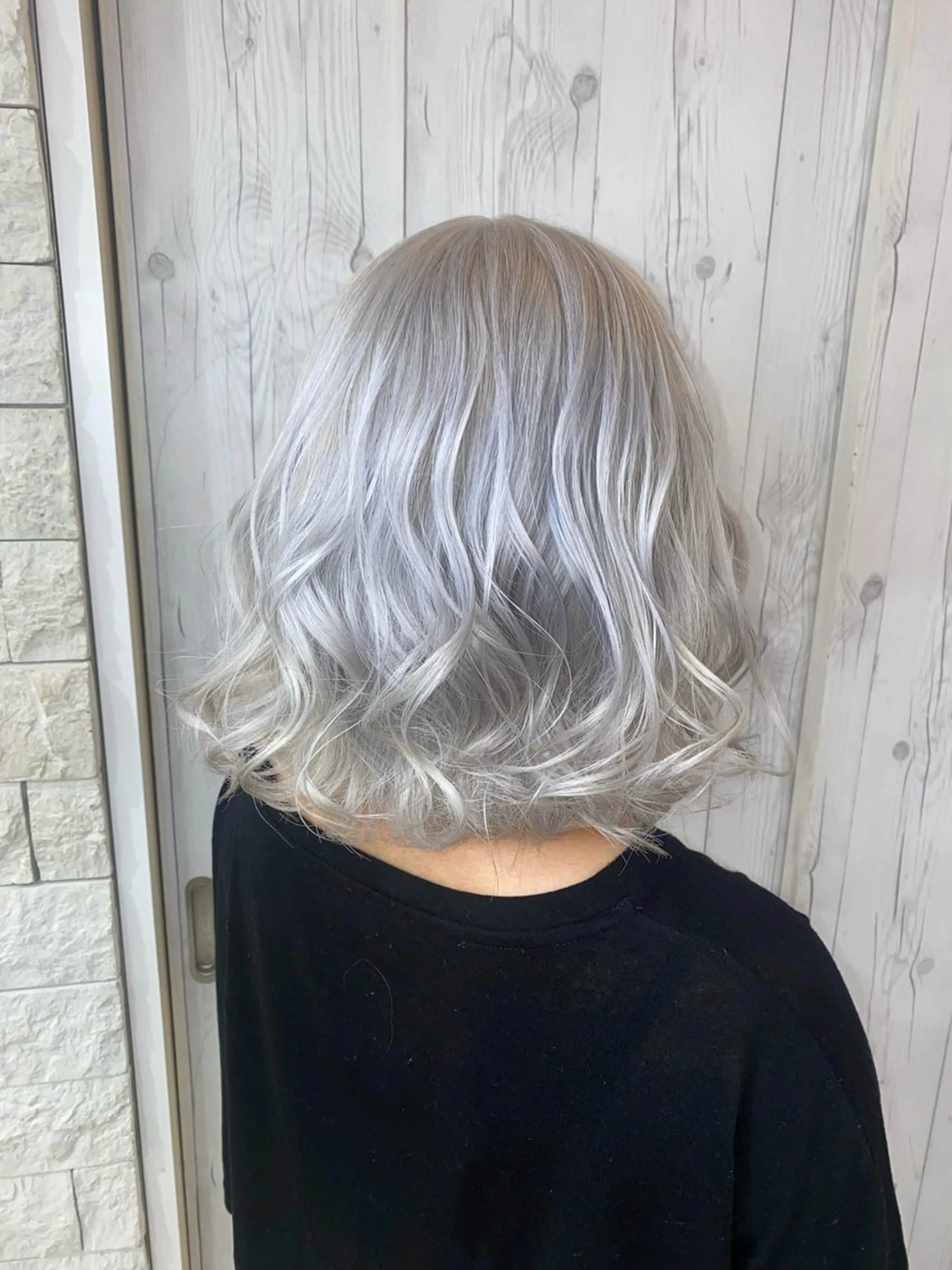 ミディアム ヘアカラー トリートメント ゆぴ☾‪/推しカラー /ハイトーンのヘアスタイル