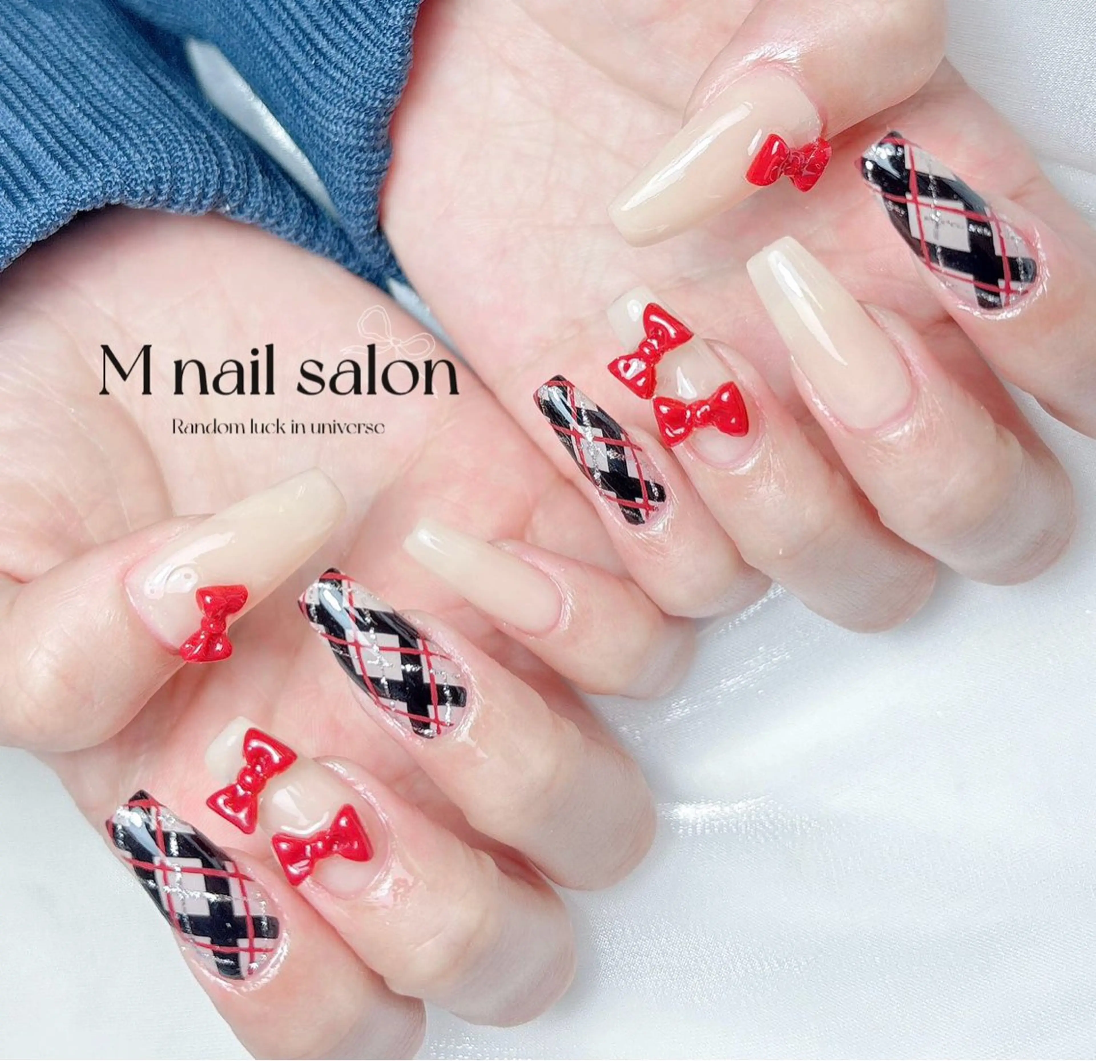ネイル ハンドネイル M🌷nail 長さだし専門店のネイルデザイン