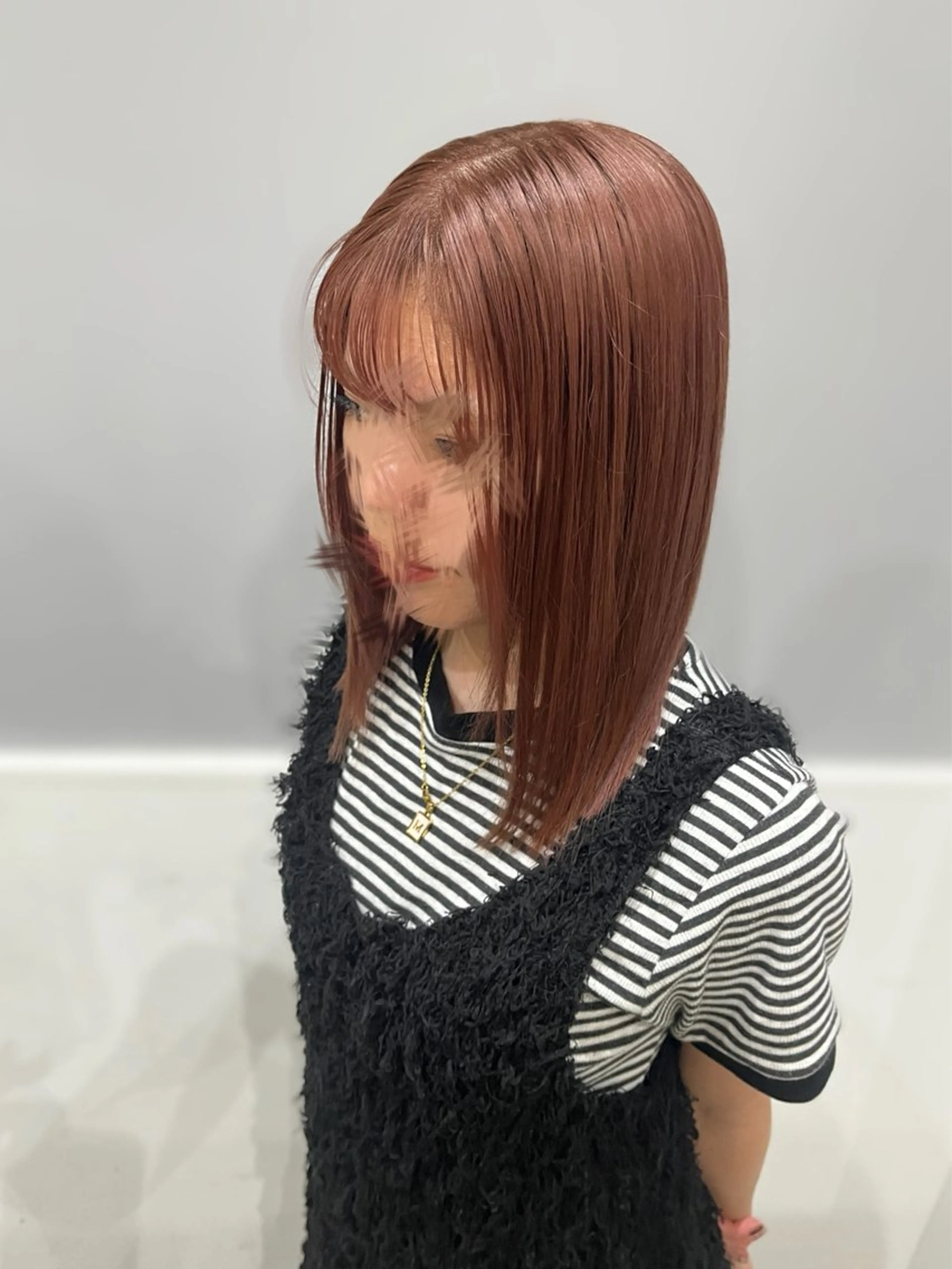 ミディアム miloc naha ナナカのヘアスタイル