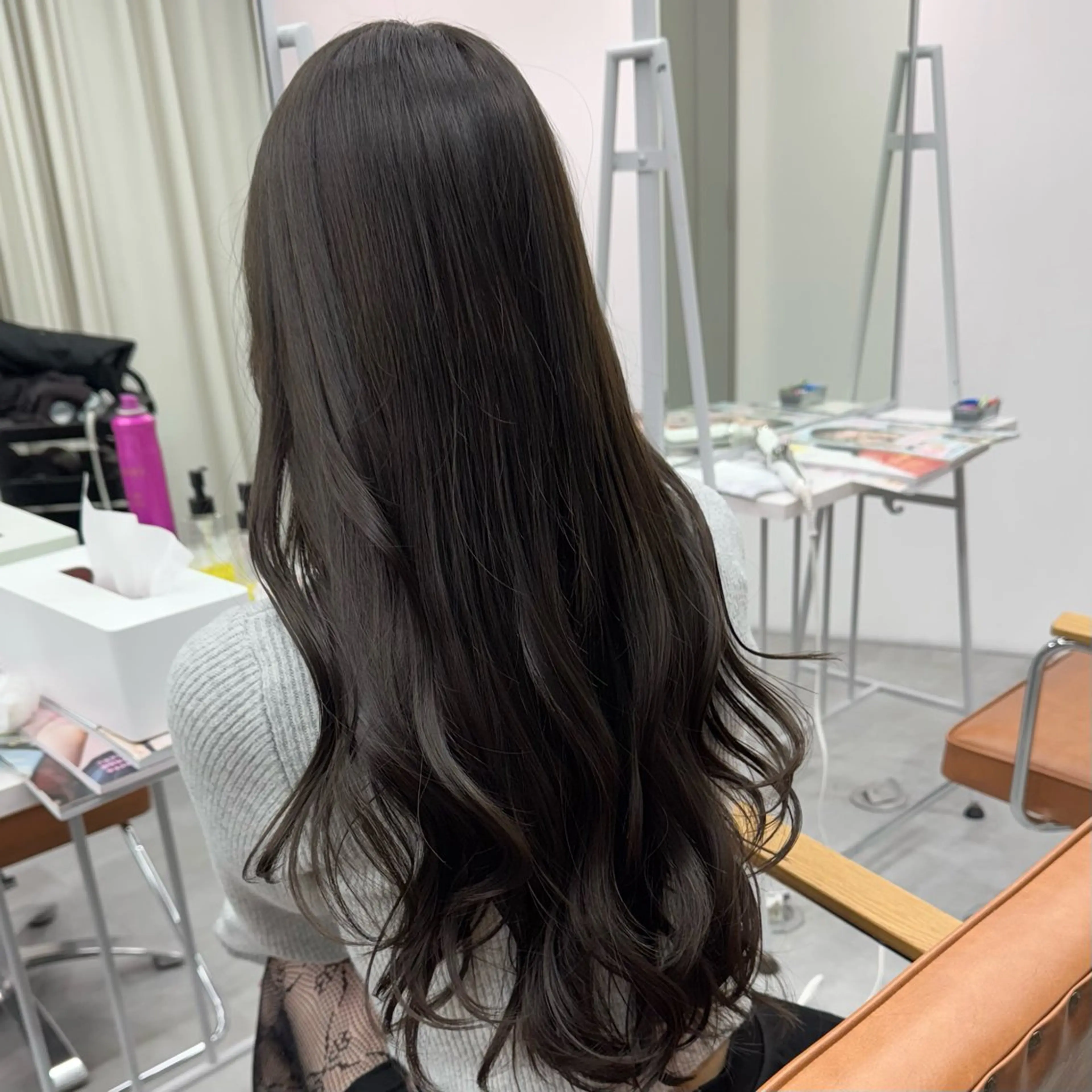 ロング カラー ヘアアレンジ ヘアカラー ブリーチなしカラー /新百合ヶ丘/安形翔のヘアスタイル