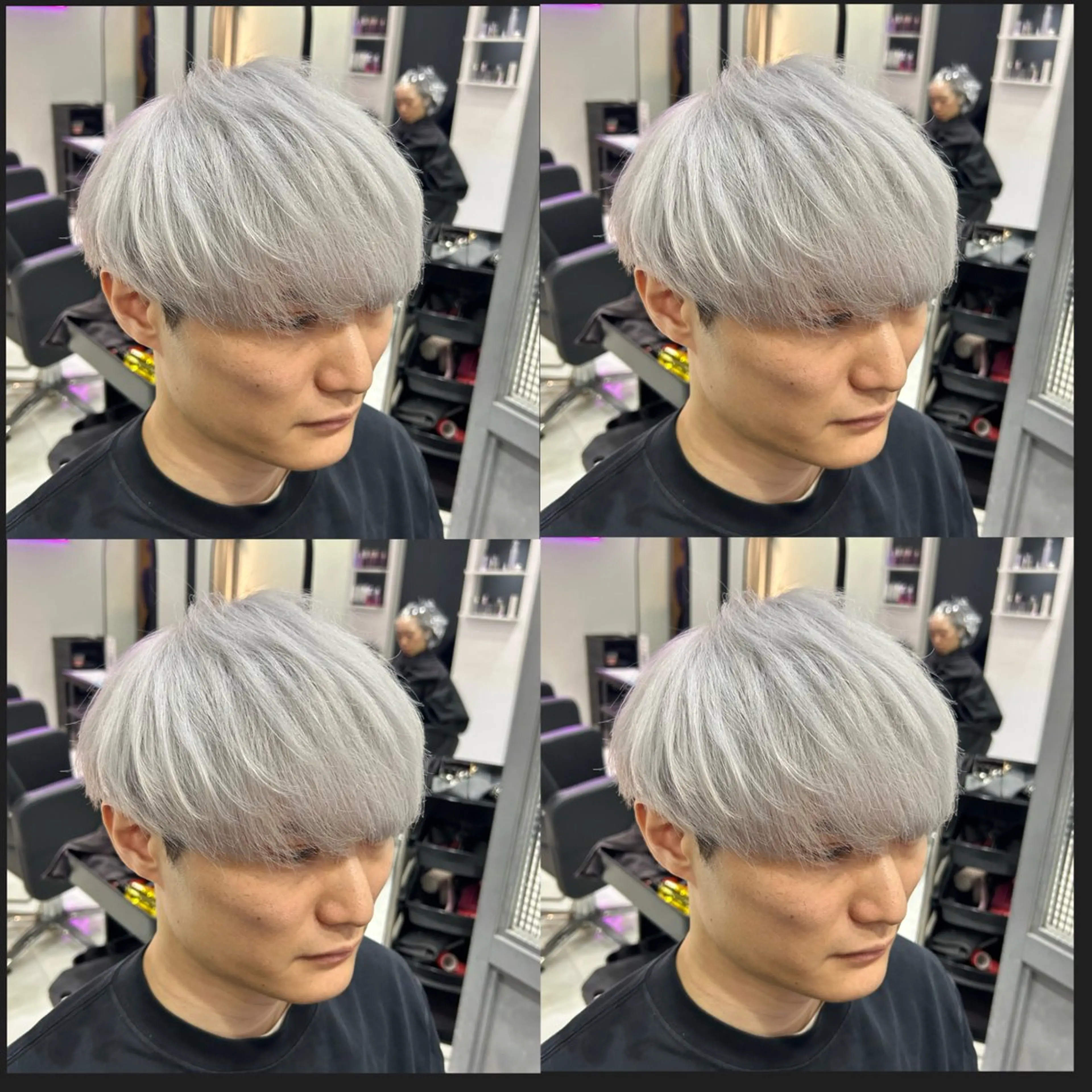 💥🐾メンズ限定ハイトーン🐾💥カット➕トリプルカラー➕トリートメント【ブリーチ2回,カラー1回⠀】の写真