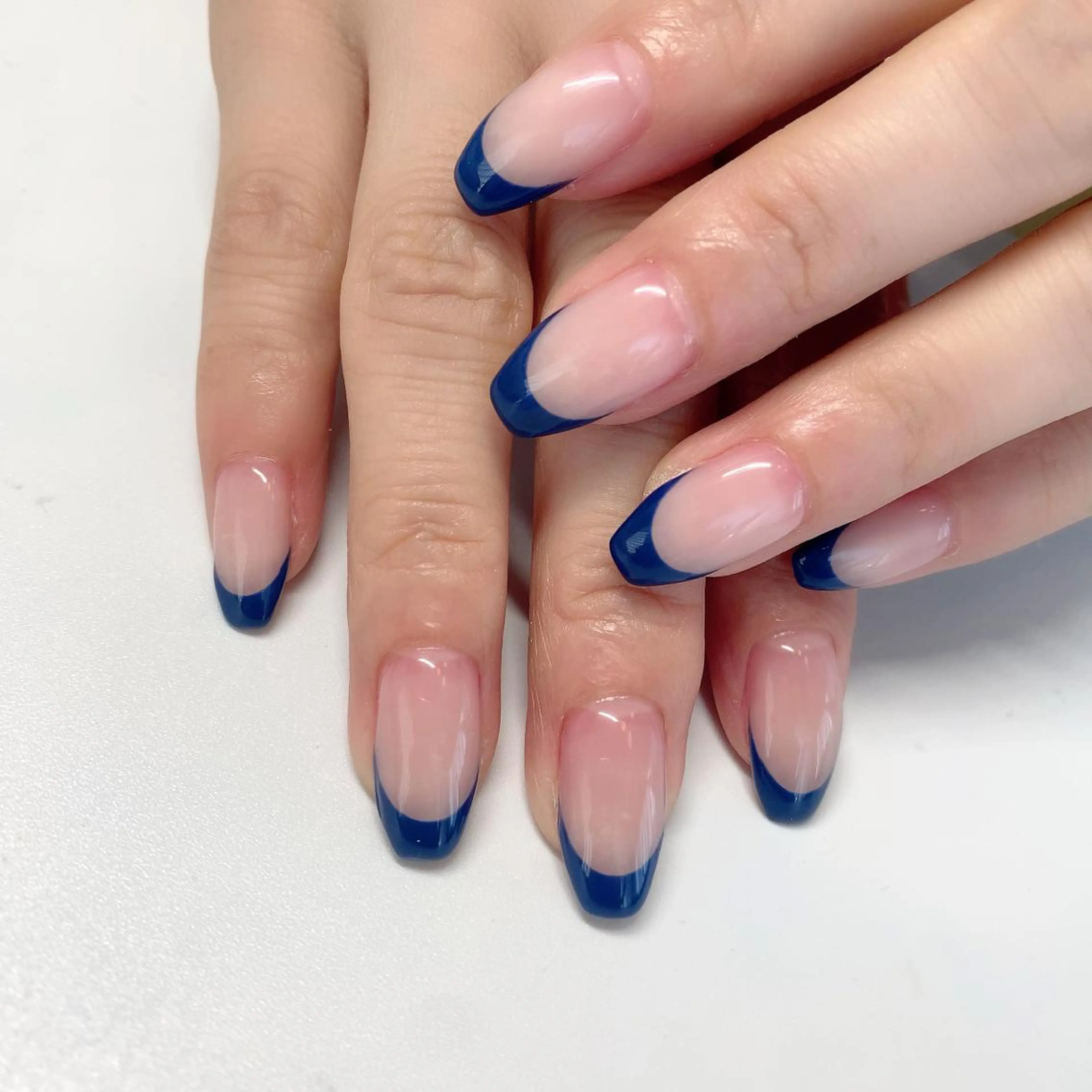 ネイル ネイビー Re HEURのネイルデザイン