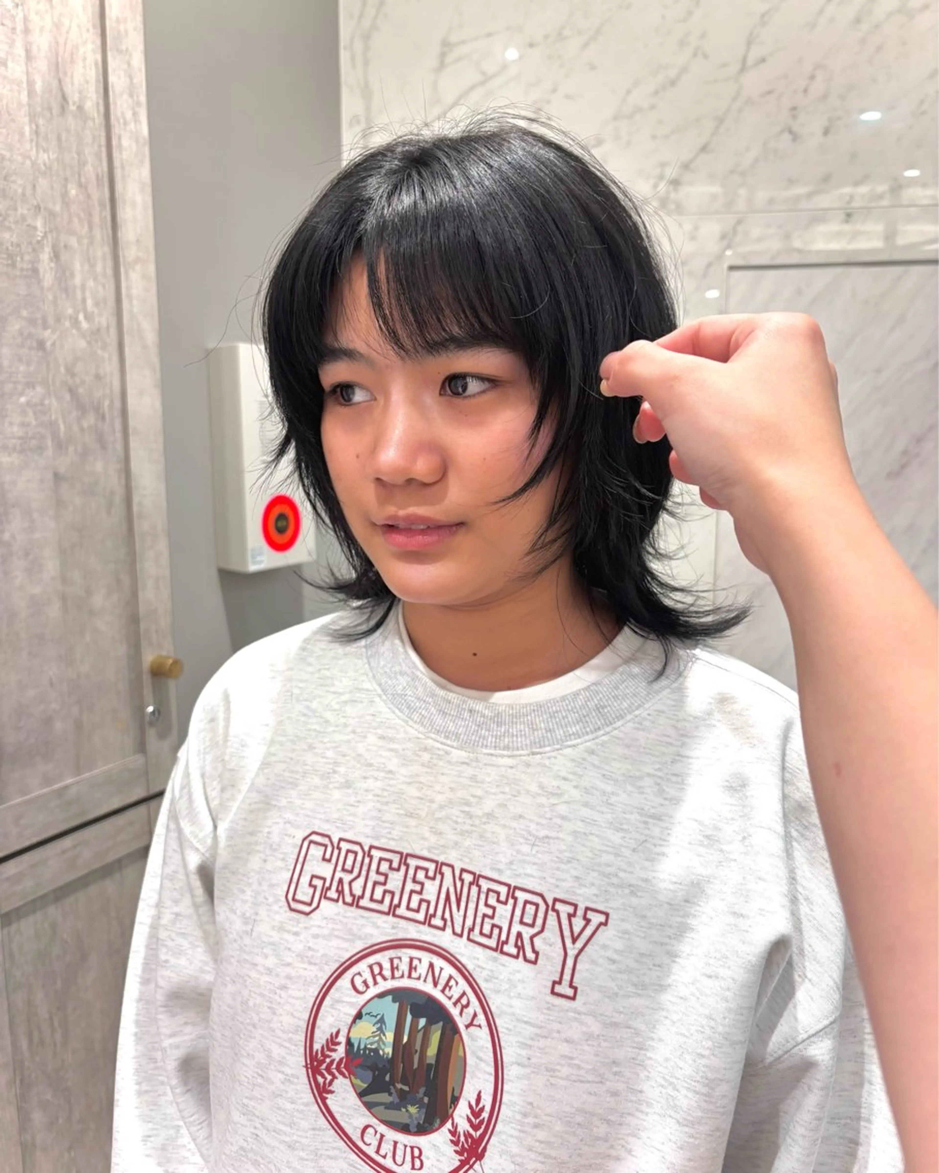 ショート レイヤーカット カット トリートメント かどた はるなのヘアスタイル