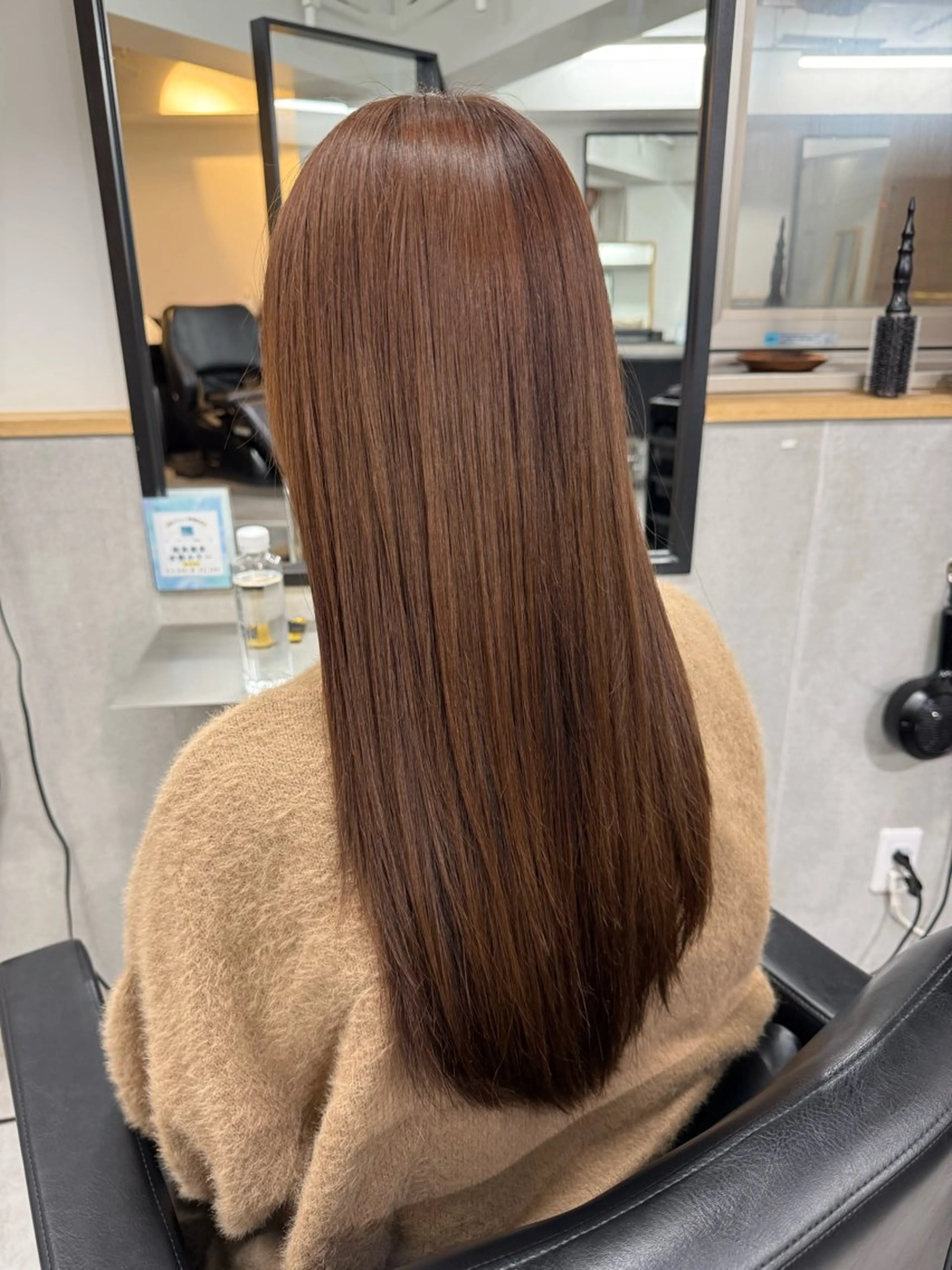 ロング ヘアカラー 新宿/ベージュ/ 透明感カラー/タクマのヘアスタイル