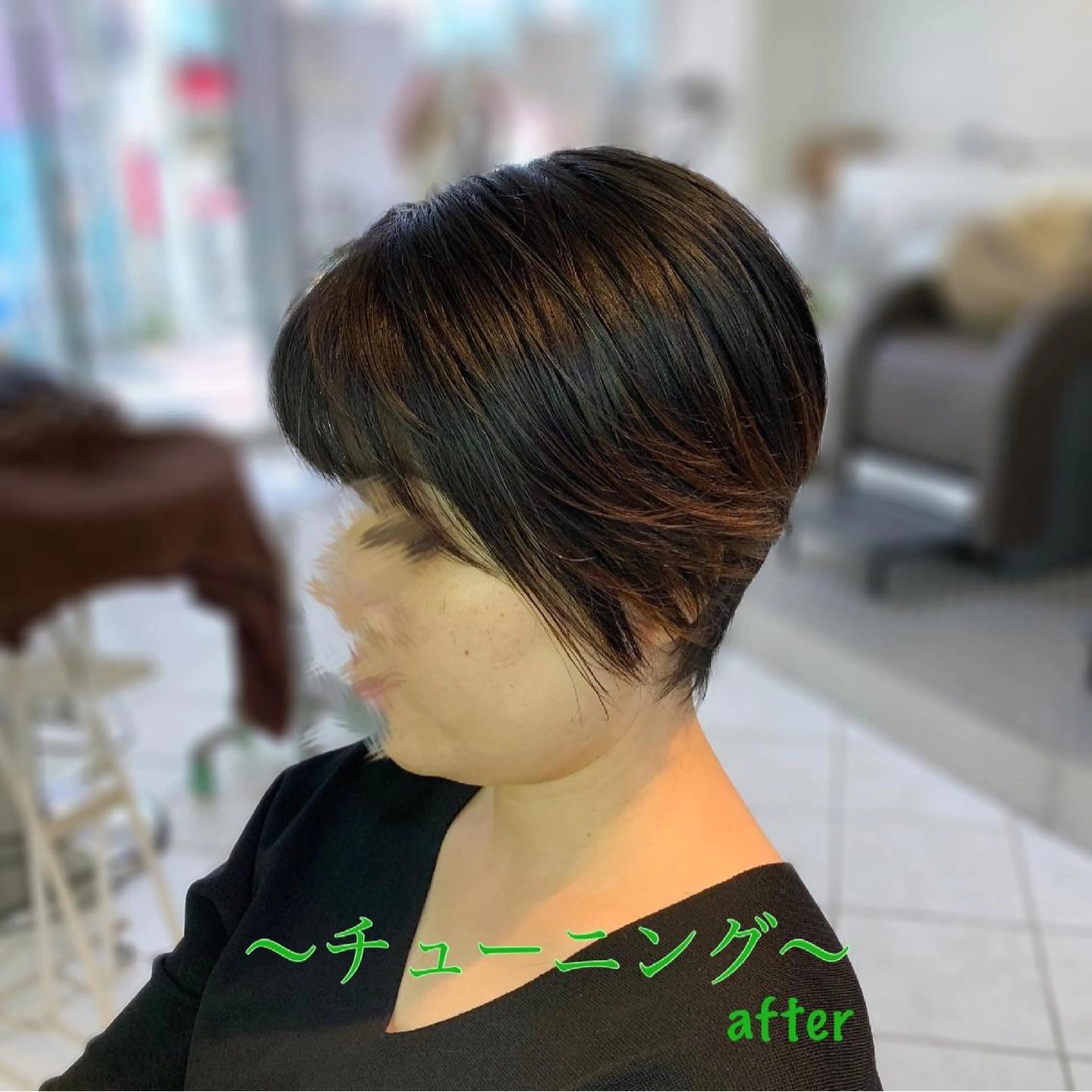 ショート カラー パーマ ～増田 勇輝～のヘアスタイル