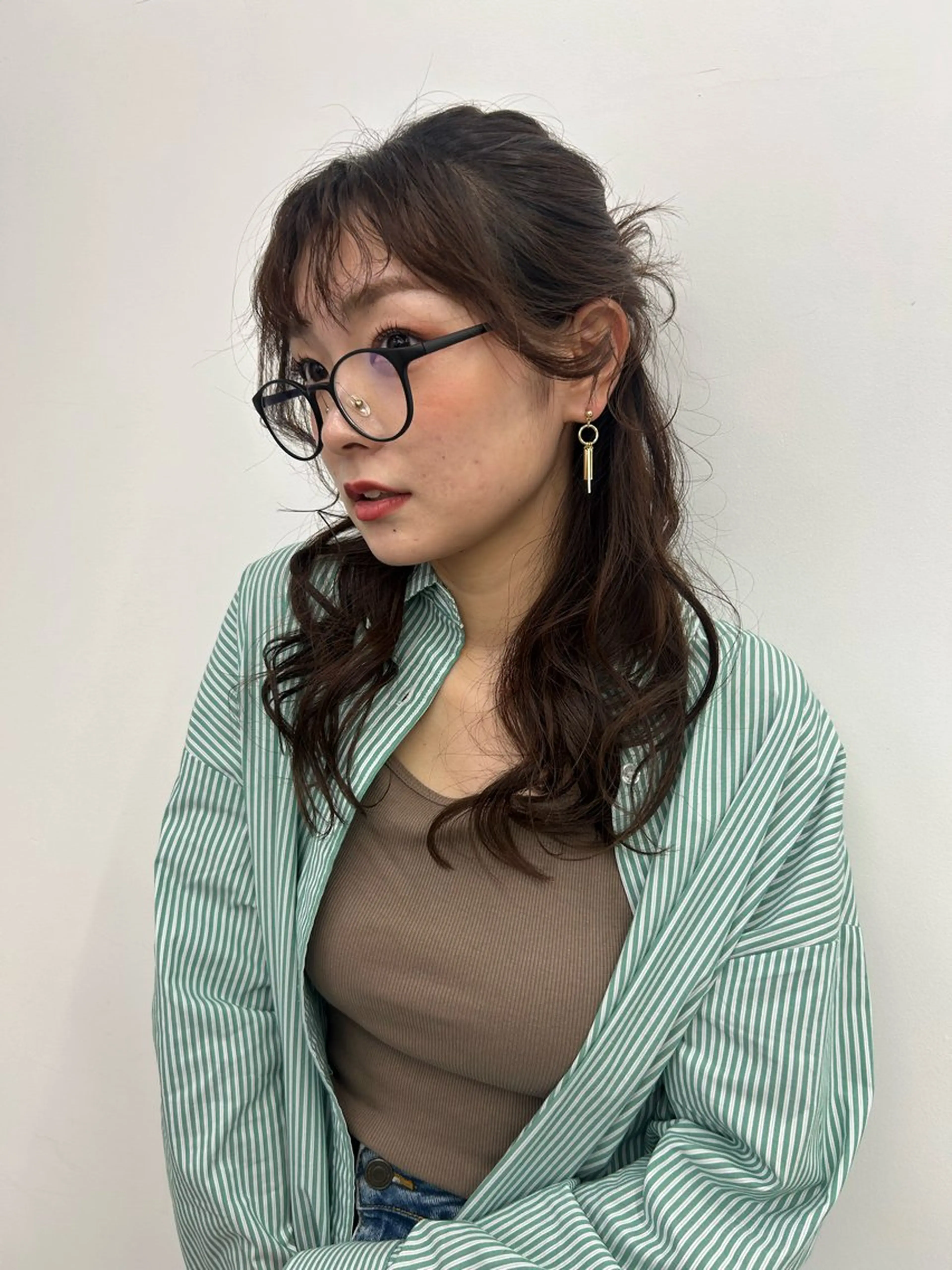 ロング ヘアアレンジ ヘアセット はるか/透明感暗髪 /ヘアアレンジ🤍のヘアスタイル