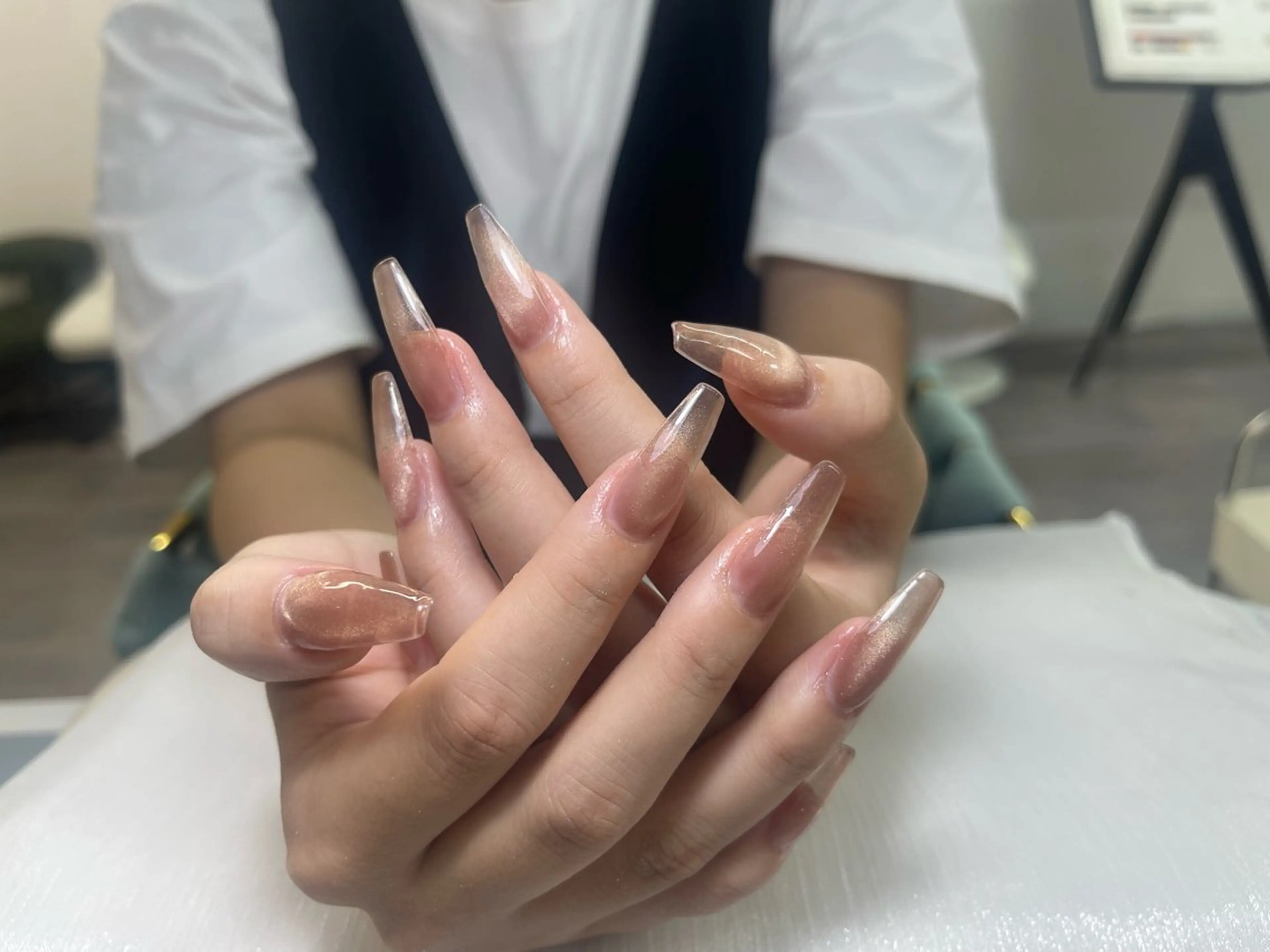 ネイル 長さ出し RIN Amiのネイルデザイン