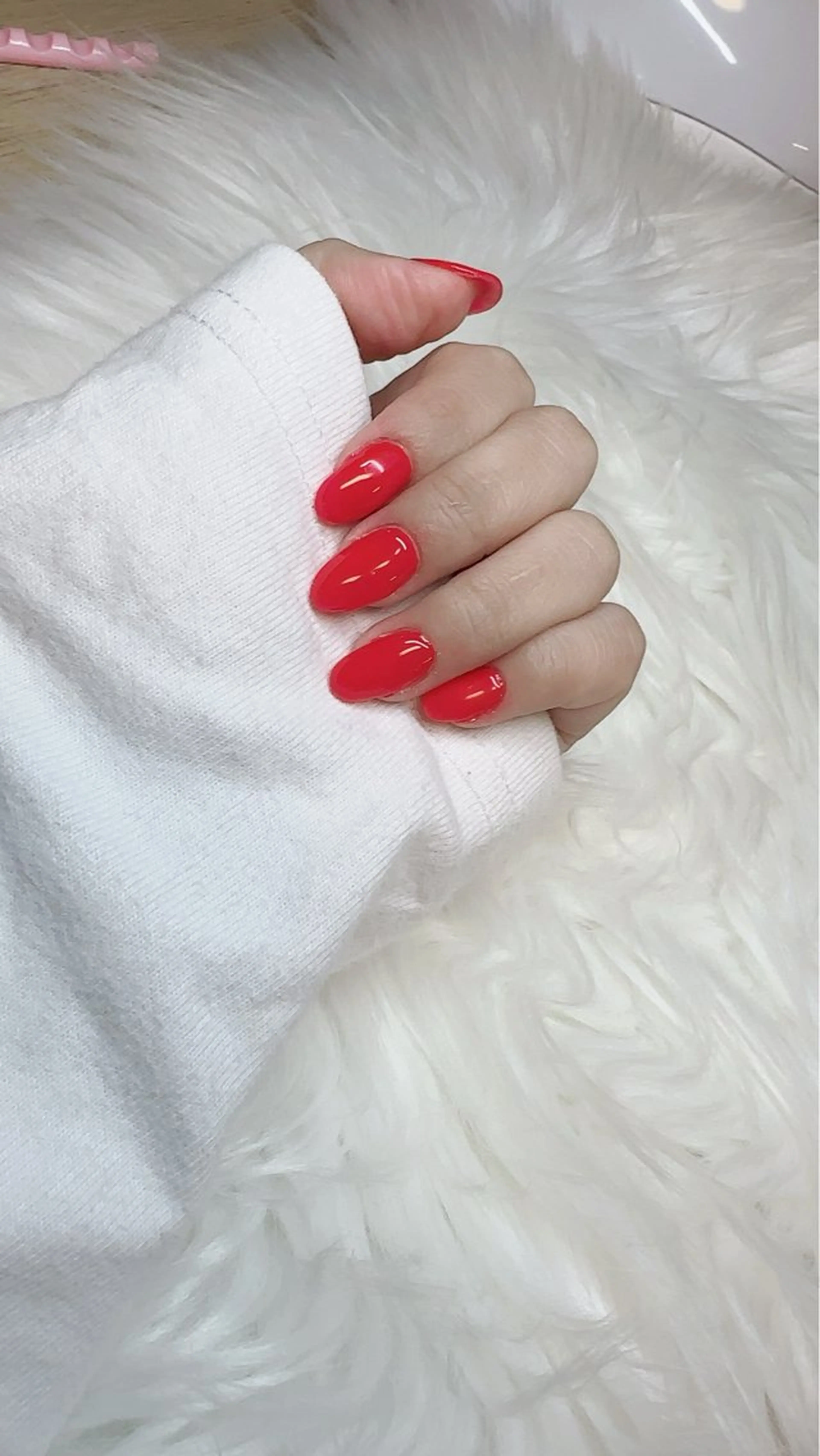 ネイル ワンカラーネイル touma Rinaのネイルデザイン